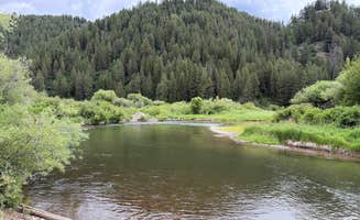 Julie H.'s photo of a dispersed camping area at Fish Fry on Salt River near Star Valley Ranch, WY