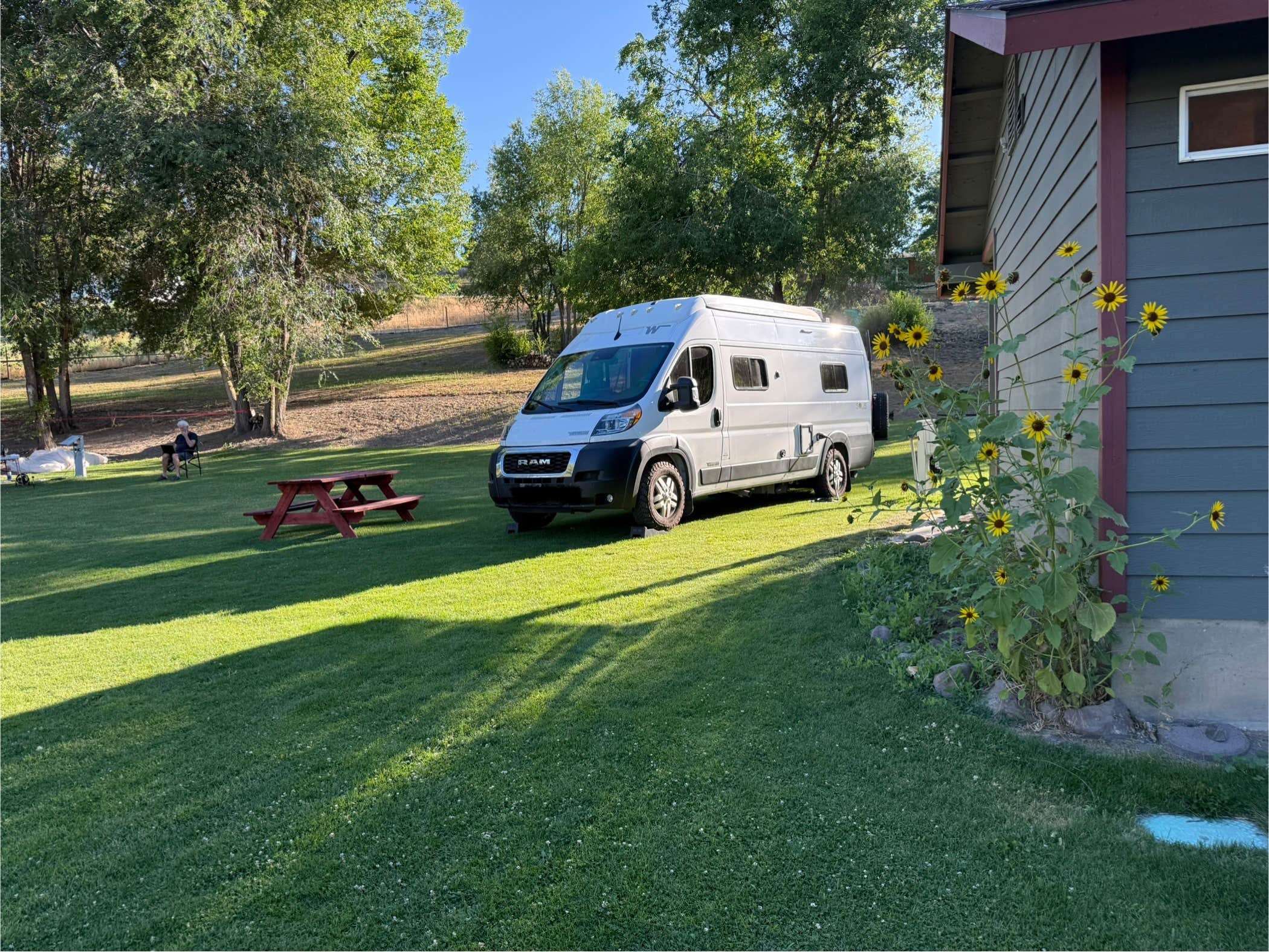 Kim G.'s photo of rv camping at Fish House Inn and RV Campground near Mitchell, OR