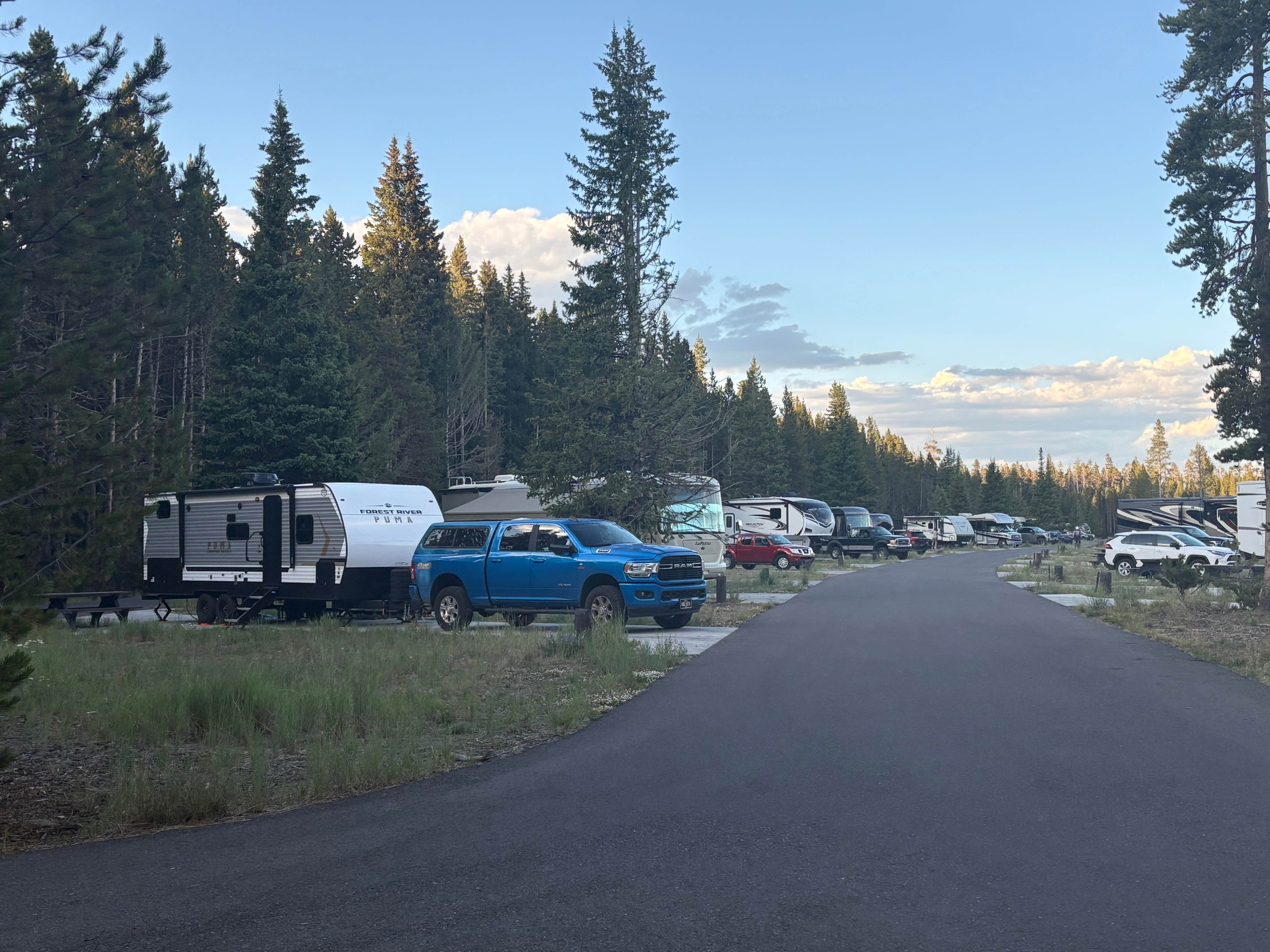 Beth B.'s photo of rv camping at Fishing Bridge RV Park--Yellowstone National Park near Silver Gate, MT