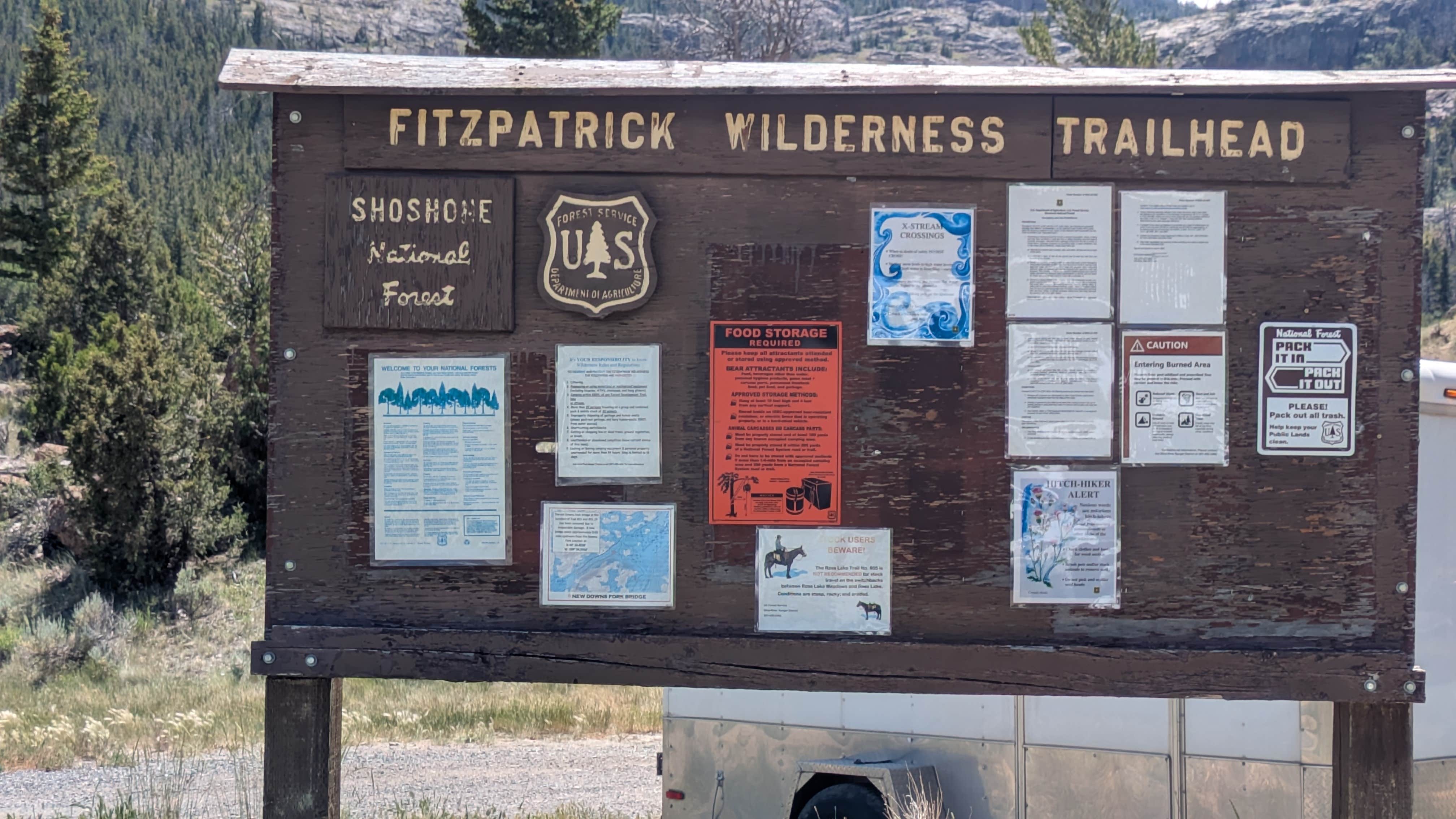 Camper-submitted photo at Fitzgerald wilderness near Dubois, WY
