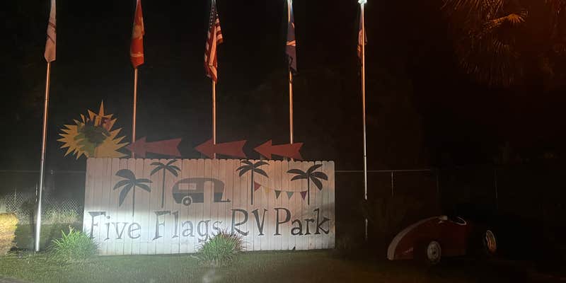 Camper submitted image from Five Flags RV Park