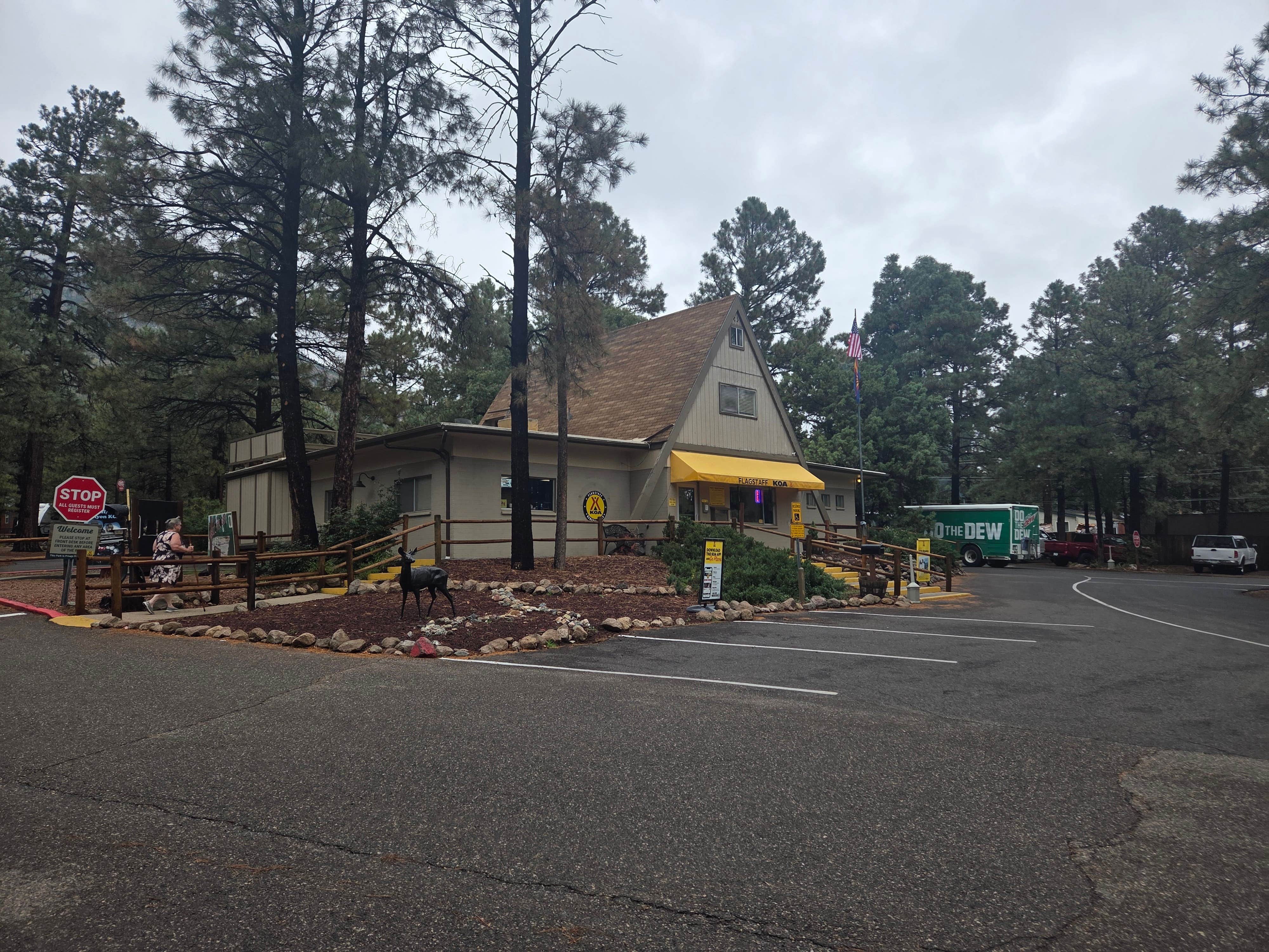 John R.'s photo of camping with pets at Flagstaff KOA near Mormon Lake, AZ