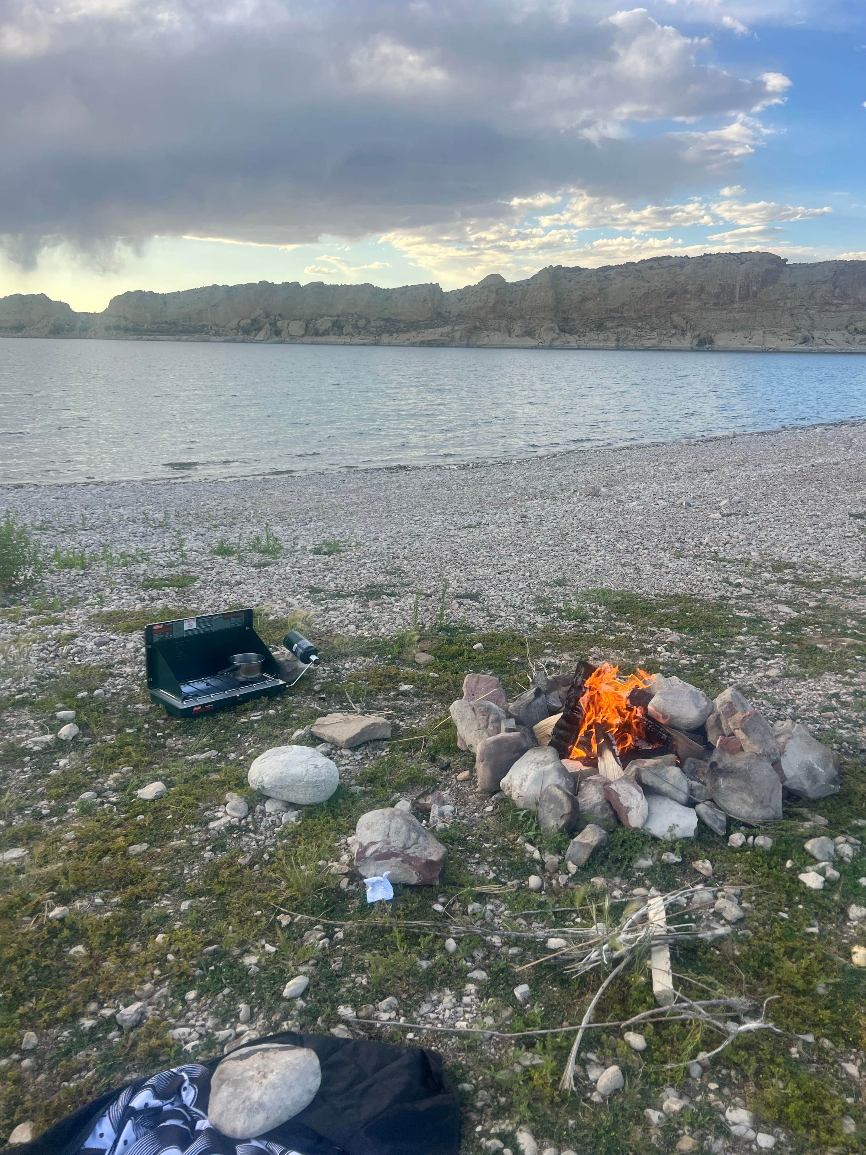 Avery O.'s photo of a dispersed camping area at Flaming Gorge NRA Dispersed near Lonetree, WY