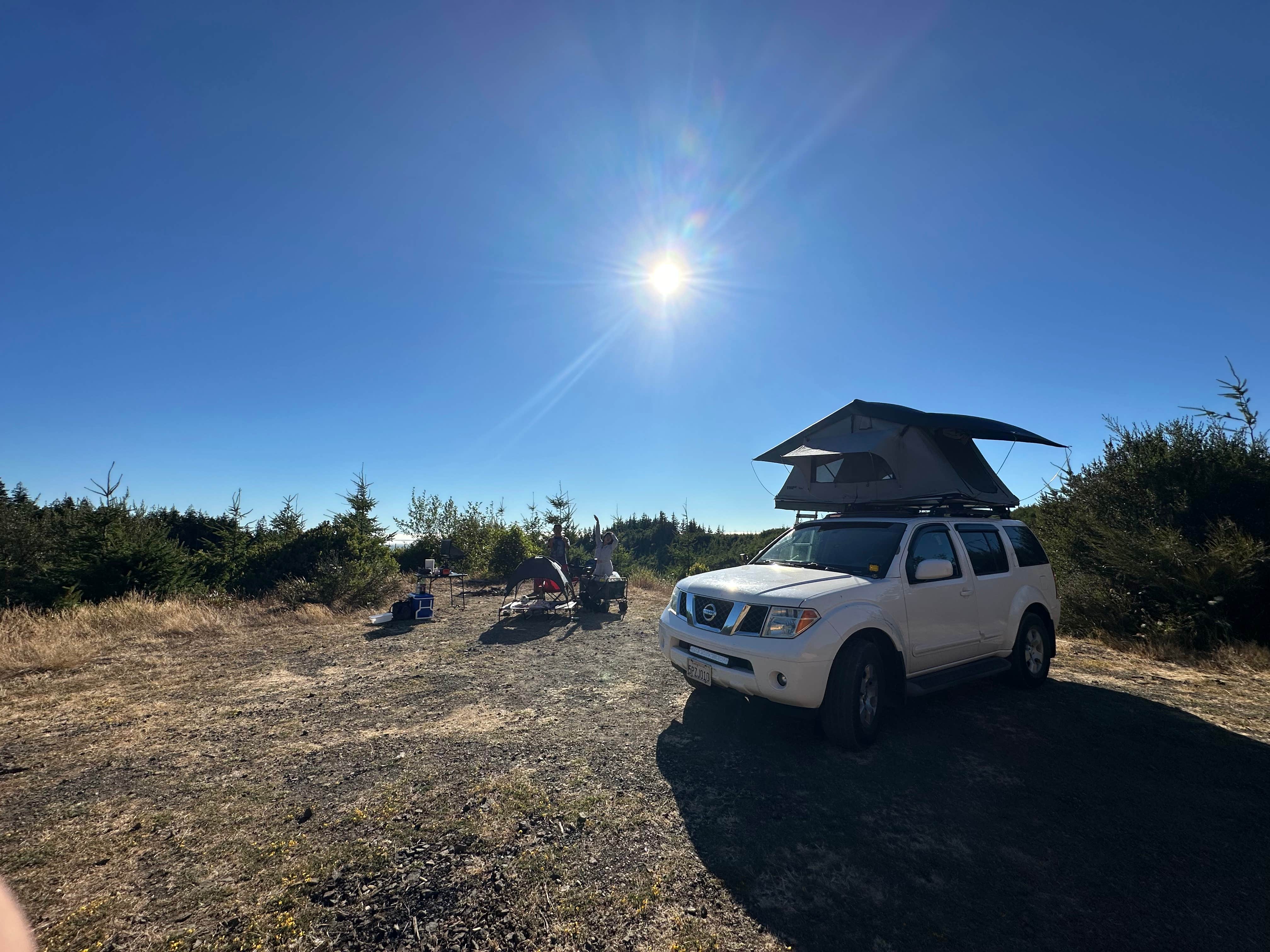 Bryant G.'s photo of a dispersed camping area at Flat Hilltop Dispersed Site on China Mountain Road near Gold Beach, OR