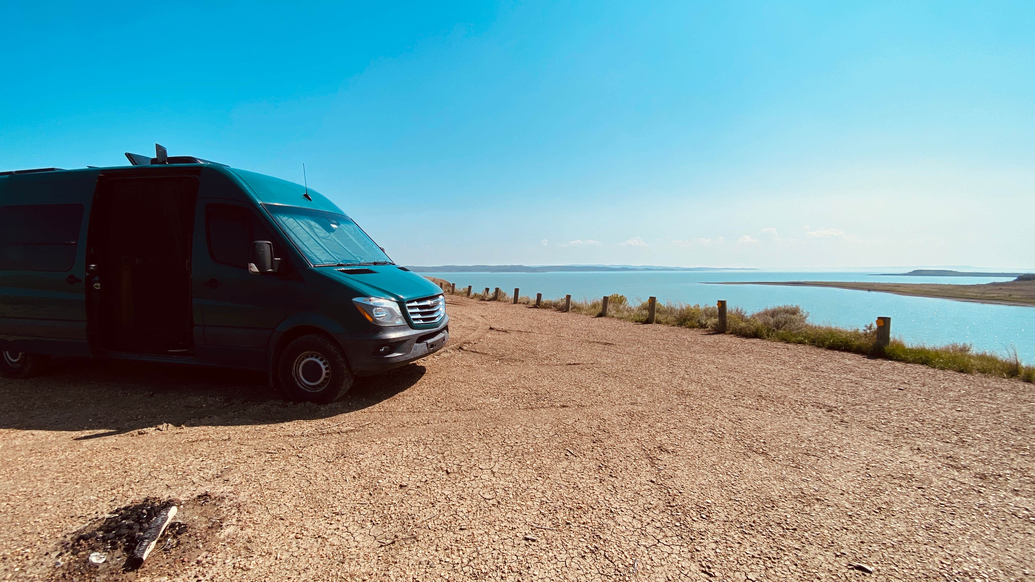 Joni Z.'s photo of rv camping at Flat Lake Recreation Area near Nashua, MT