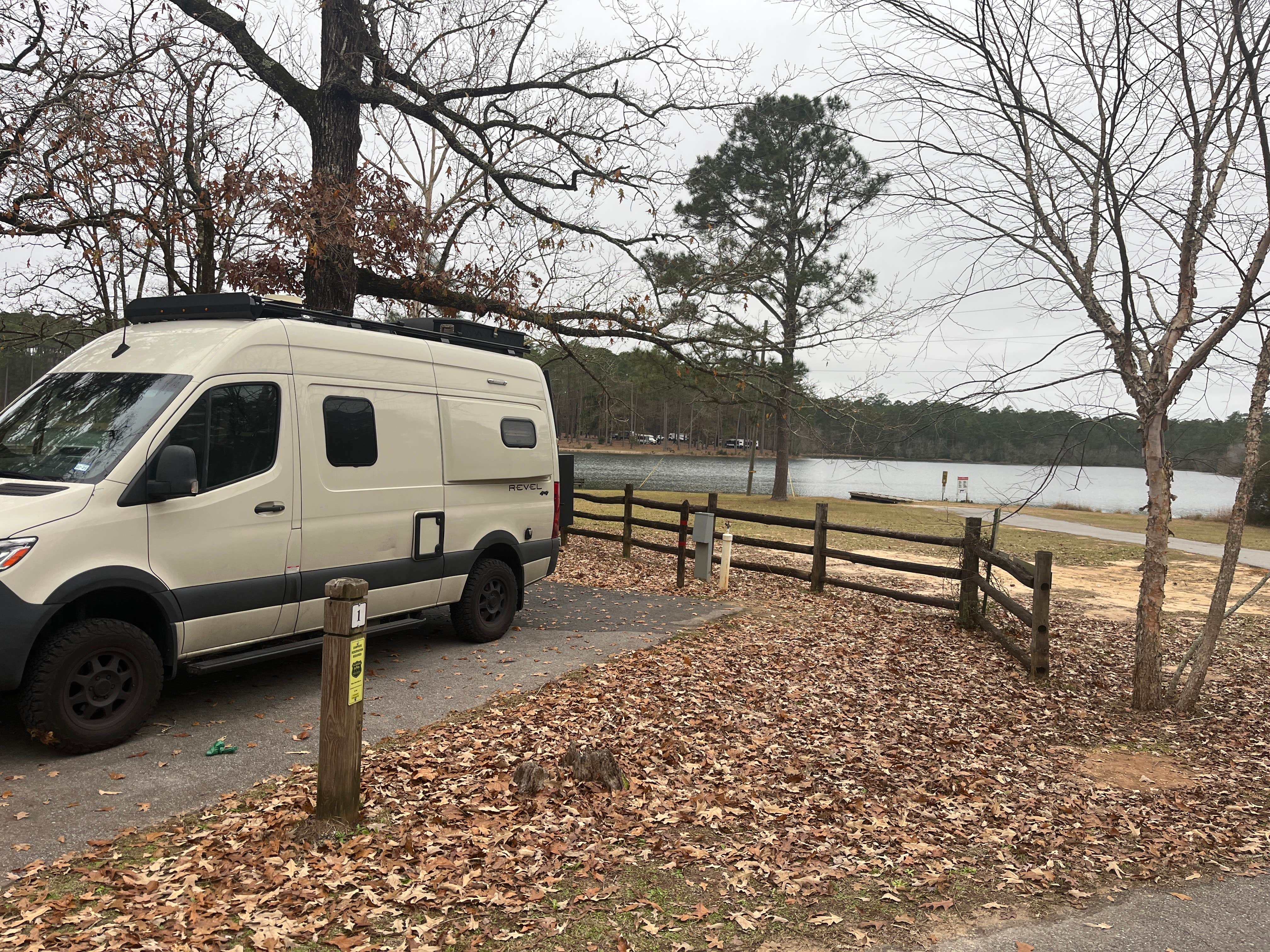 Kevin L.'s photo of rv camping at North Karick Lake Campground — Blackwater River State Forest near Florala, AL