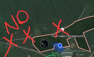 Camping near Mill Dam Group Camp: Fore Lake Campground, Fort Mccoy, Florida