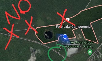 Camping near Whispering Pines RV Park: Fore Lake Campground, Fort Mccoy, Florida