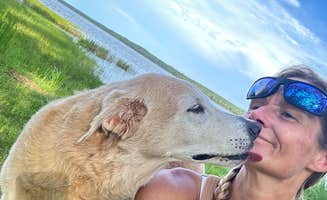 Darcie C.'s photo of camping with pets at Ocala National Forest Lake Dorr Campground near DeBary, FL