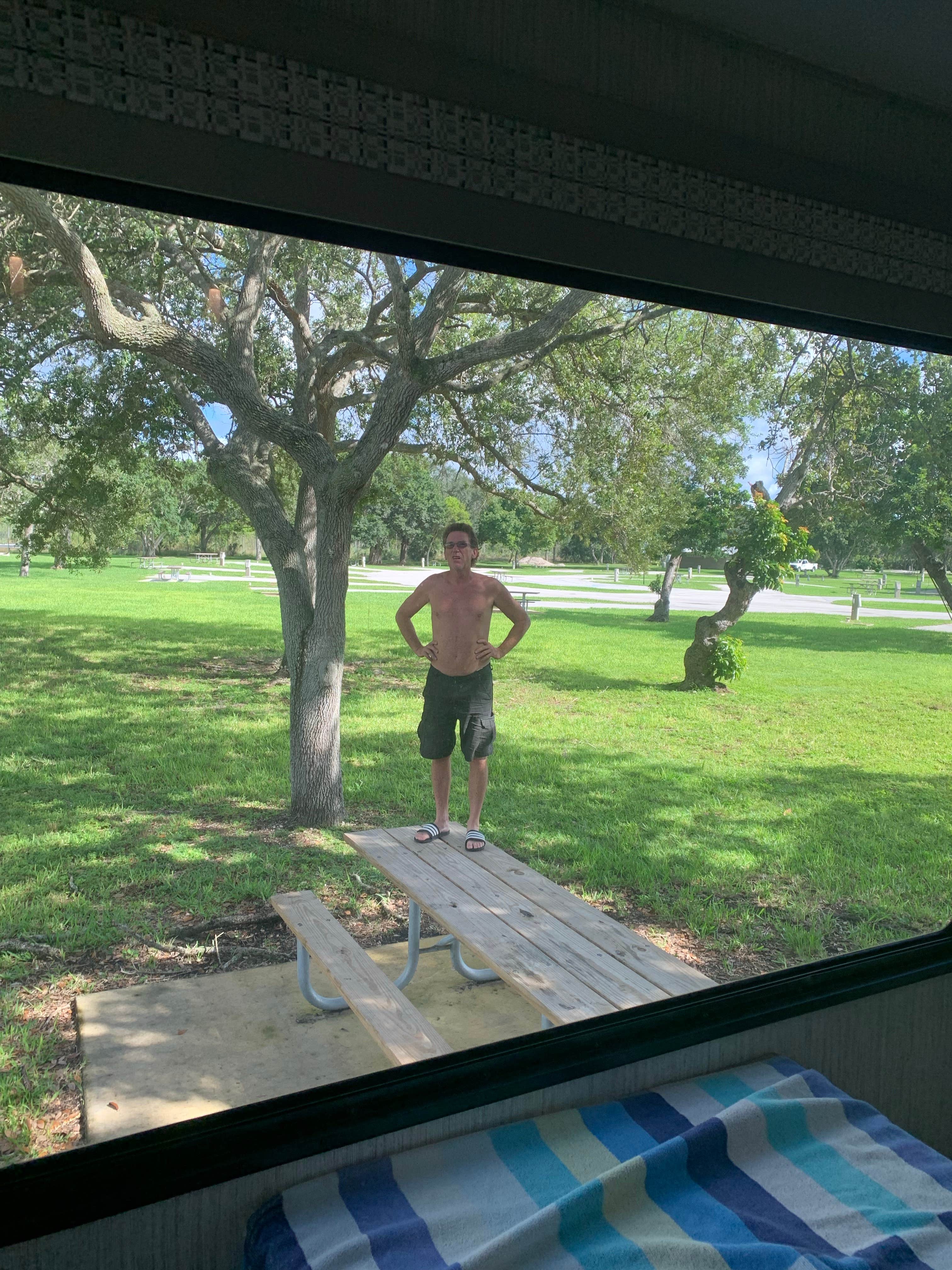 Lisa F.'s photo of glamping accommodations at Larry & Penny Thompson Park near Fort Lauderdale, FL