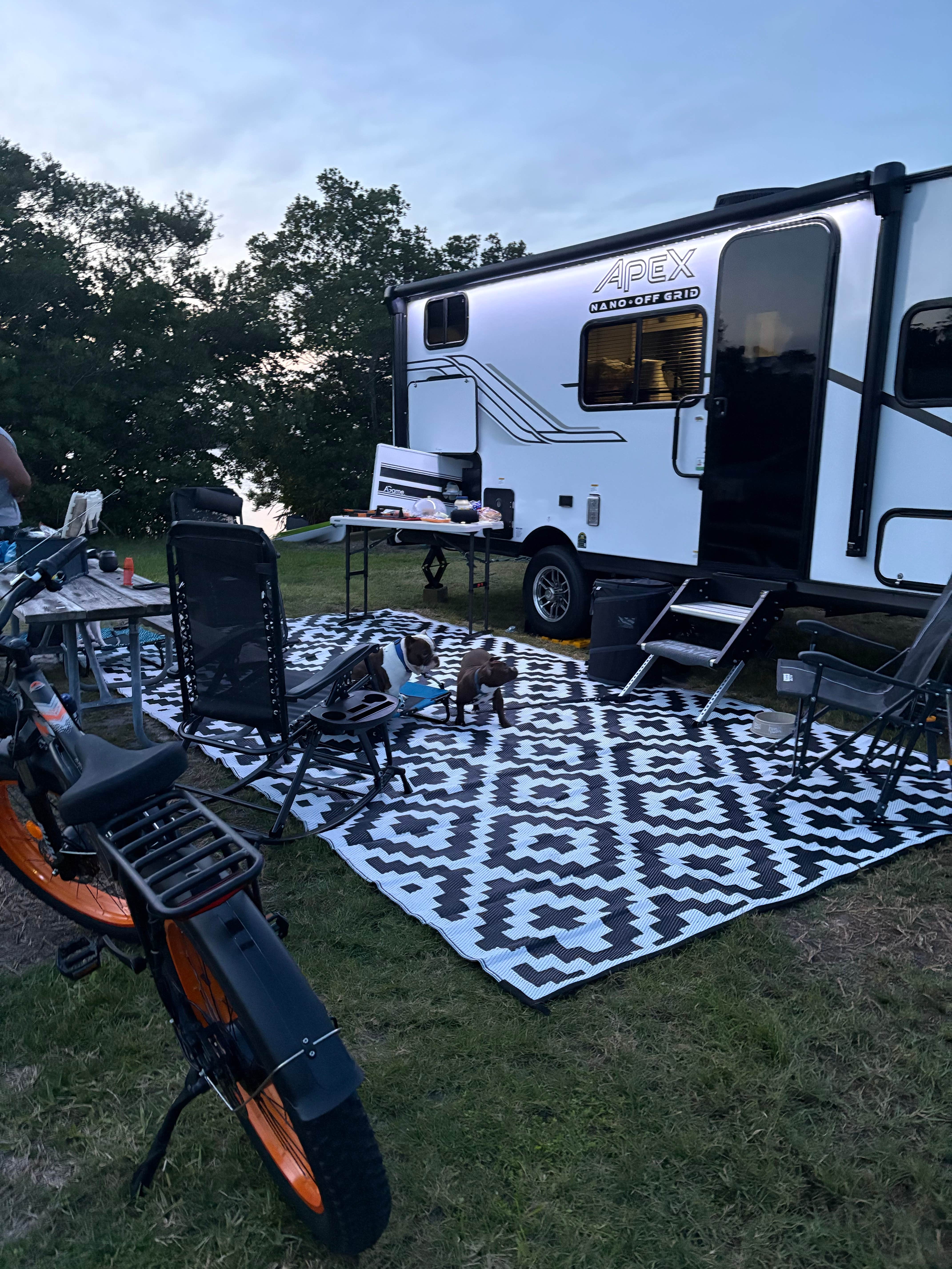 Jessica R.'s photo of camping with pets at Long Point Park Campground near Merritt Island, FL