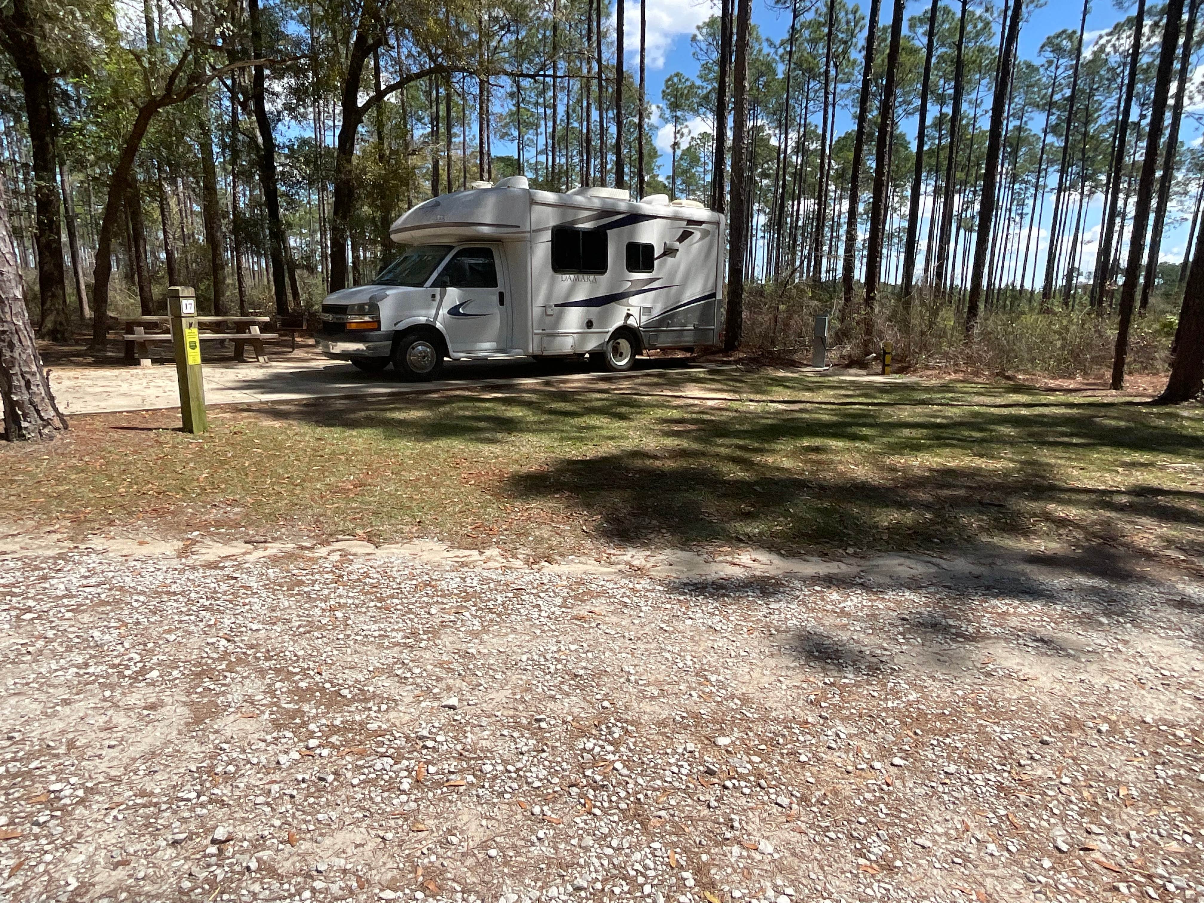 Eric R.'s photo of rv camping at Sand Pond Campground — Pine Log State Forest near Ebro, FL