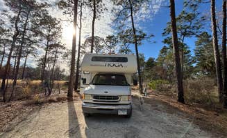 Rebecca H.'s photo of camping with pets at Wekiwa Springs State Park Campground near Oviedo, FL
