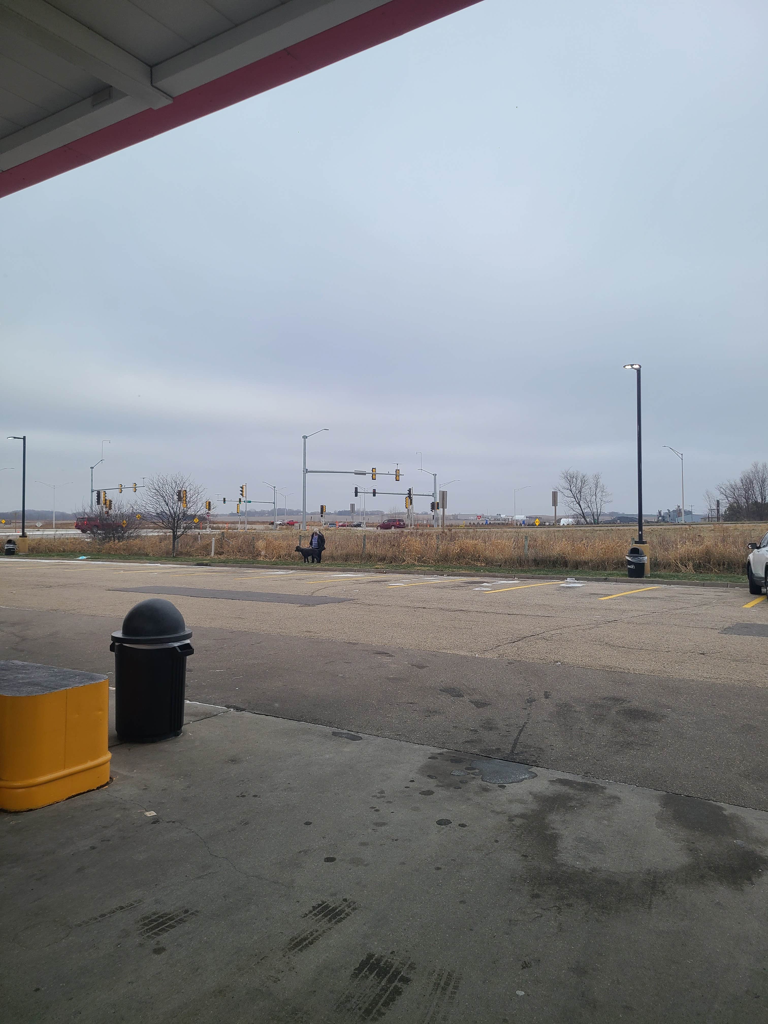 Tori K.'s photo of camping with pets at Flying J Travel Center — Roberts near Marine on St. Croix, MN