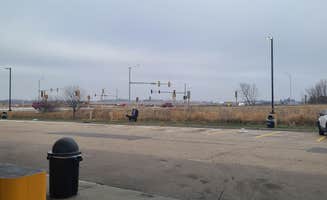 Tori K.'s photo of camping with pets at Flying J Travel Center — Roberts near Spring Valley, WI