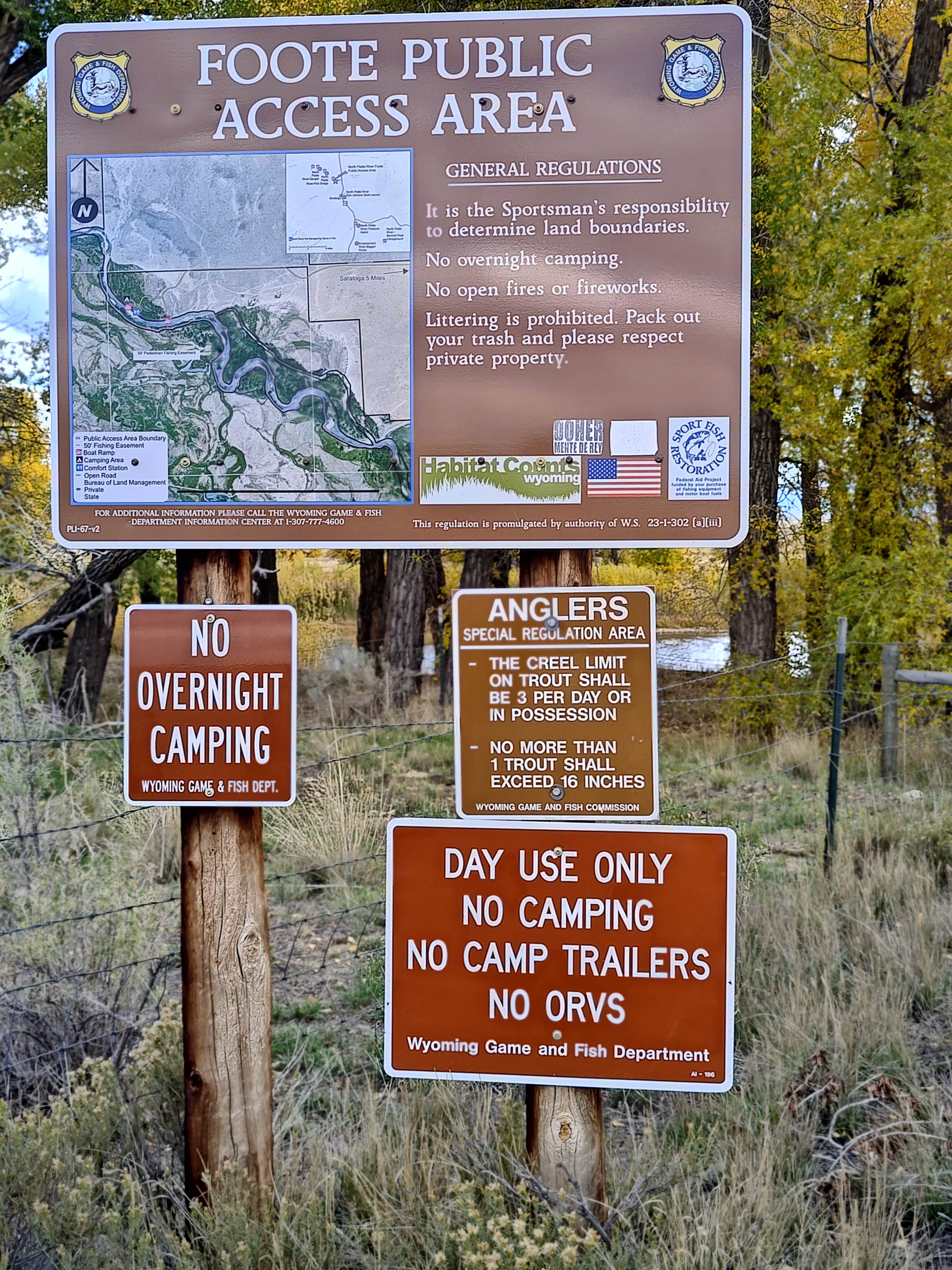 Camper-submitted photo at Foote Public Access Area Dispersed near Elk Mountain, WY