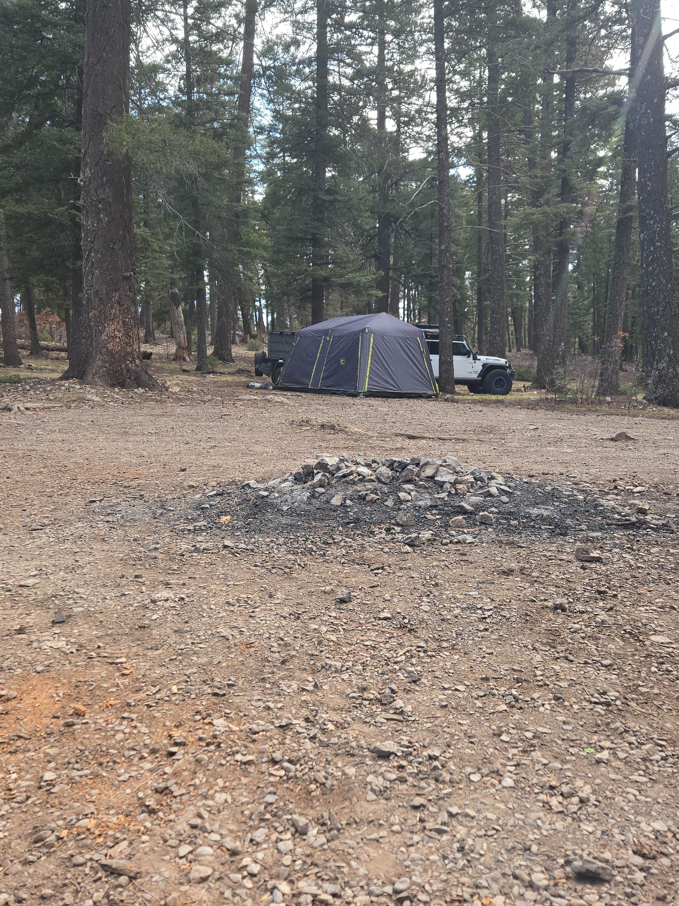 Matthew W.'s photo of a dispersed camping area at Forest Road 568 - Dispersed Camping near Capitan, NM
