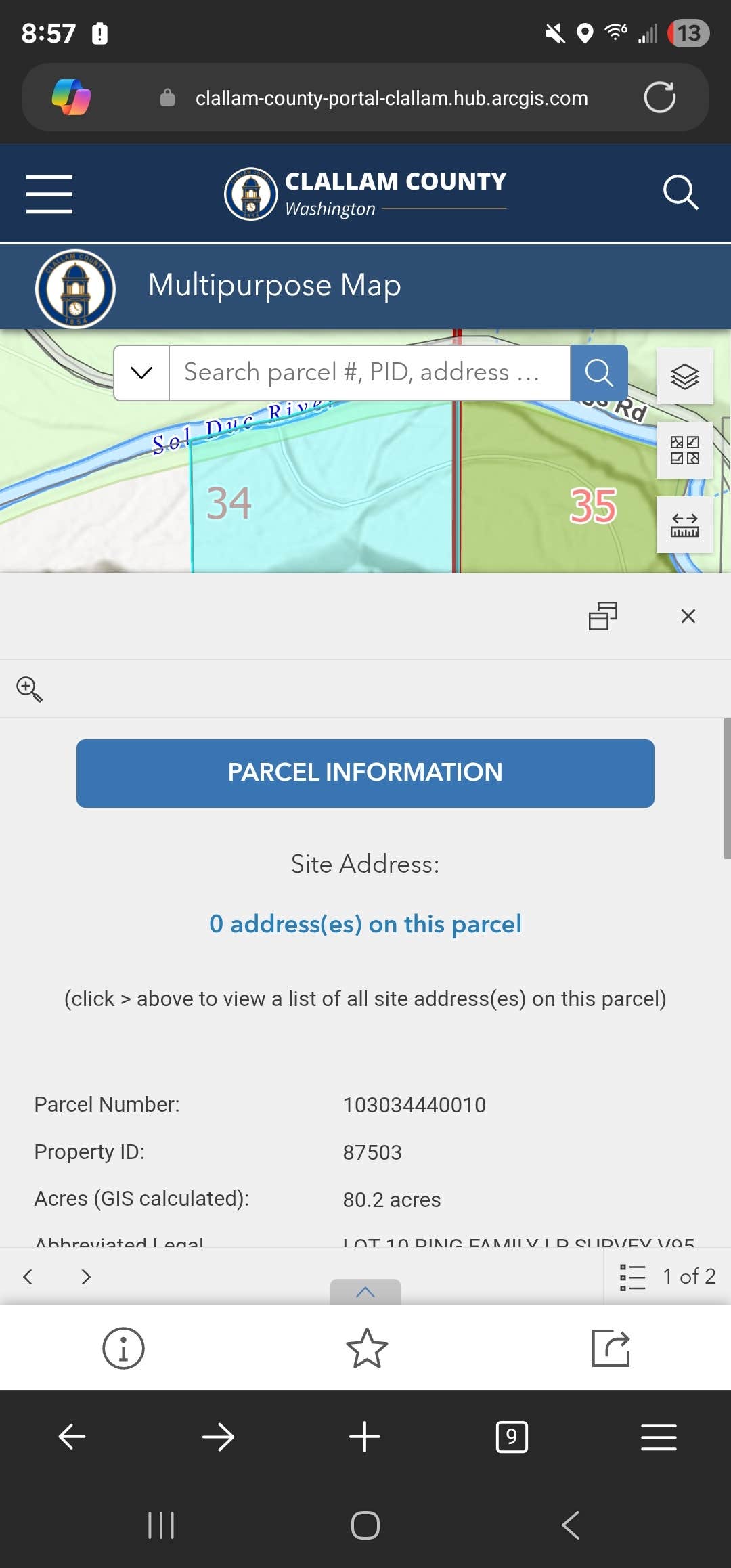 Camper-submitted photo at Forest Service 2918 near Sol Duc Hot Springs, WA