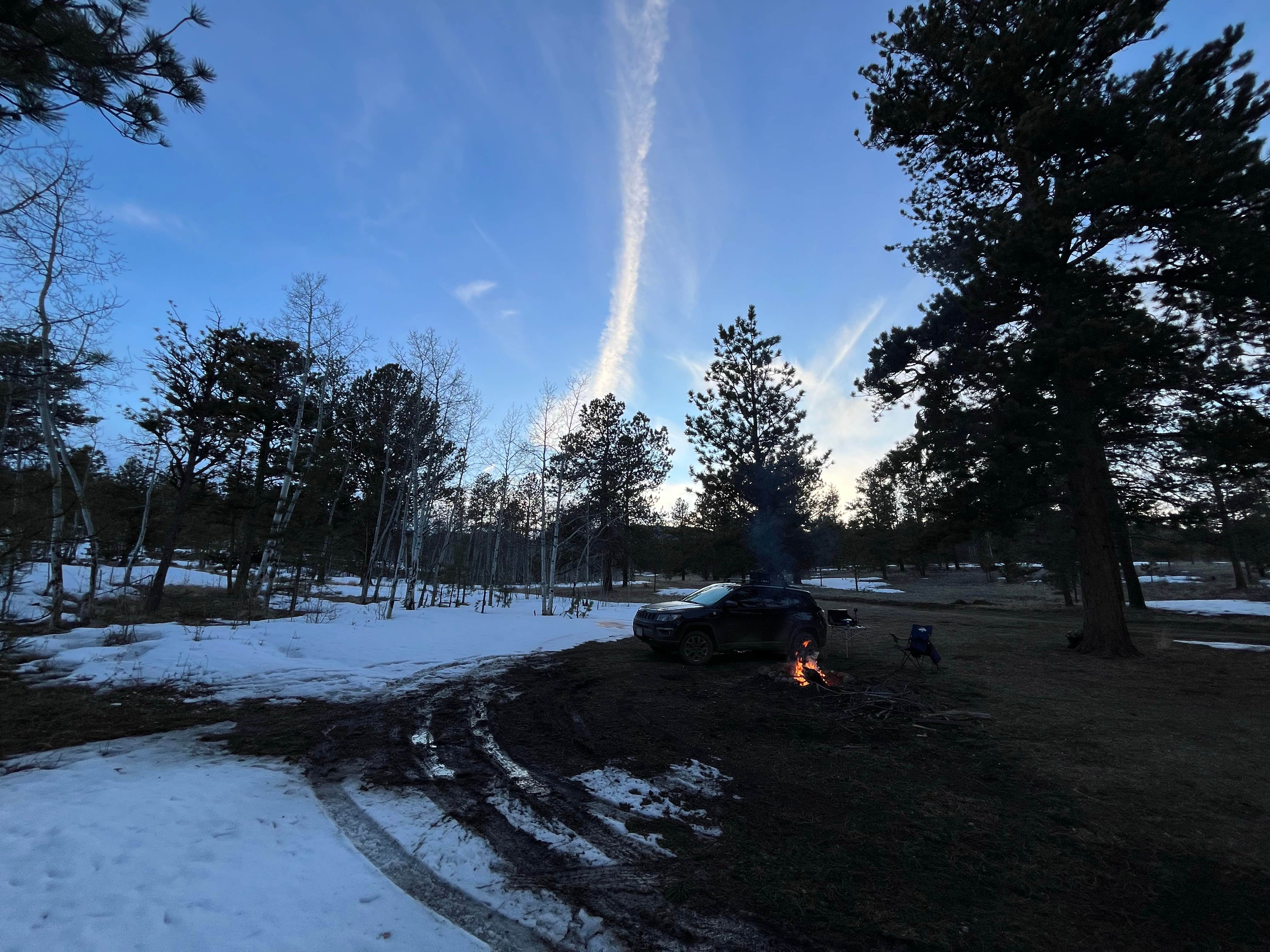 Camping near Round Mountain: Forest Service Road 250 Dispersed, Lake George, Colorado