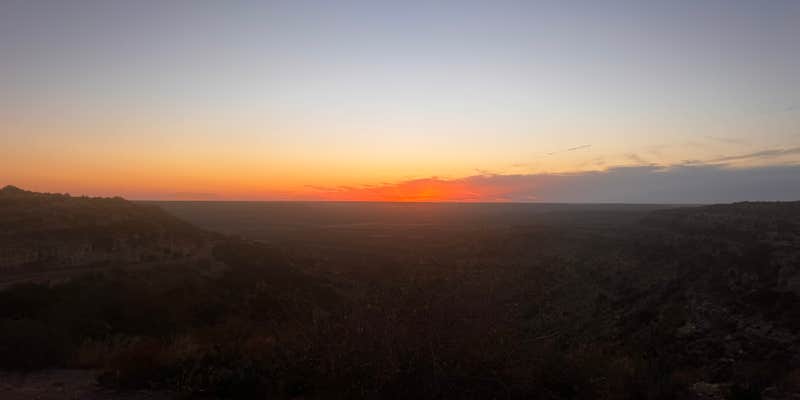 Camper submitted image from Fort Lancaster Scenic Overlook