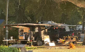 Sable A.'s photo of camping with pets at Fort Morgan RV Park near Magnolia Springs, AL
