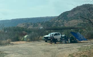 Roger W.'s photo of tent camping at Fortress Cliff Primitive — Palo Duro Canyon State Park near Amarillo, TX