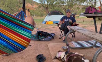 Elise A.'s photo of tent camping at Fortress Cliff Primitive — Palo Duro Canyon State Park near Lake Meredith National Recreation Area