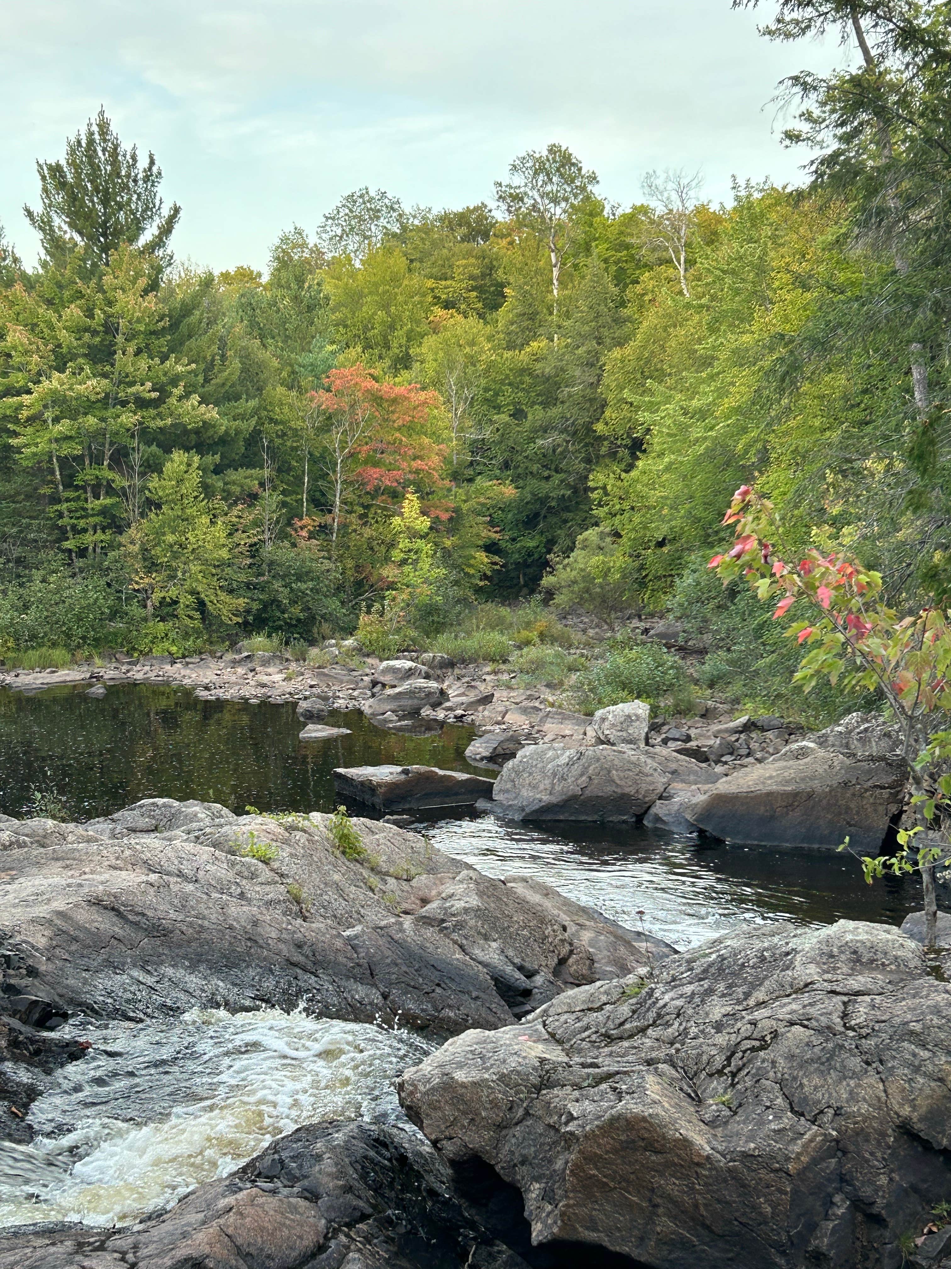 Camper-submitted photo at Foster Falls near Mellen, WI