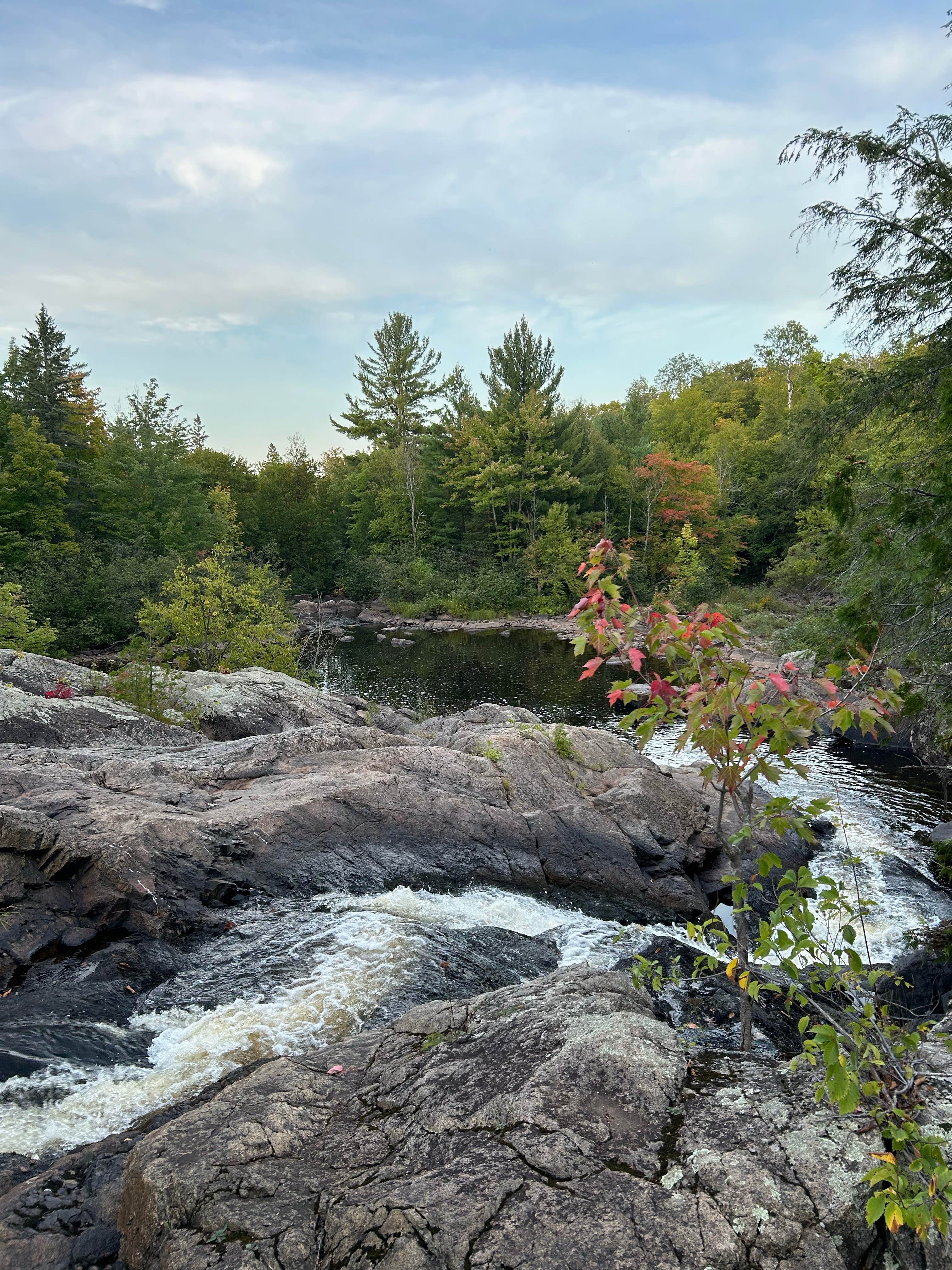 Camper-submitted photo at Foster Falls near Mellen, WI