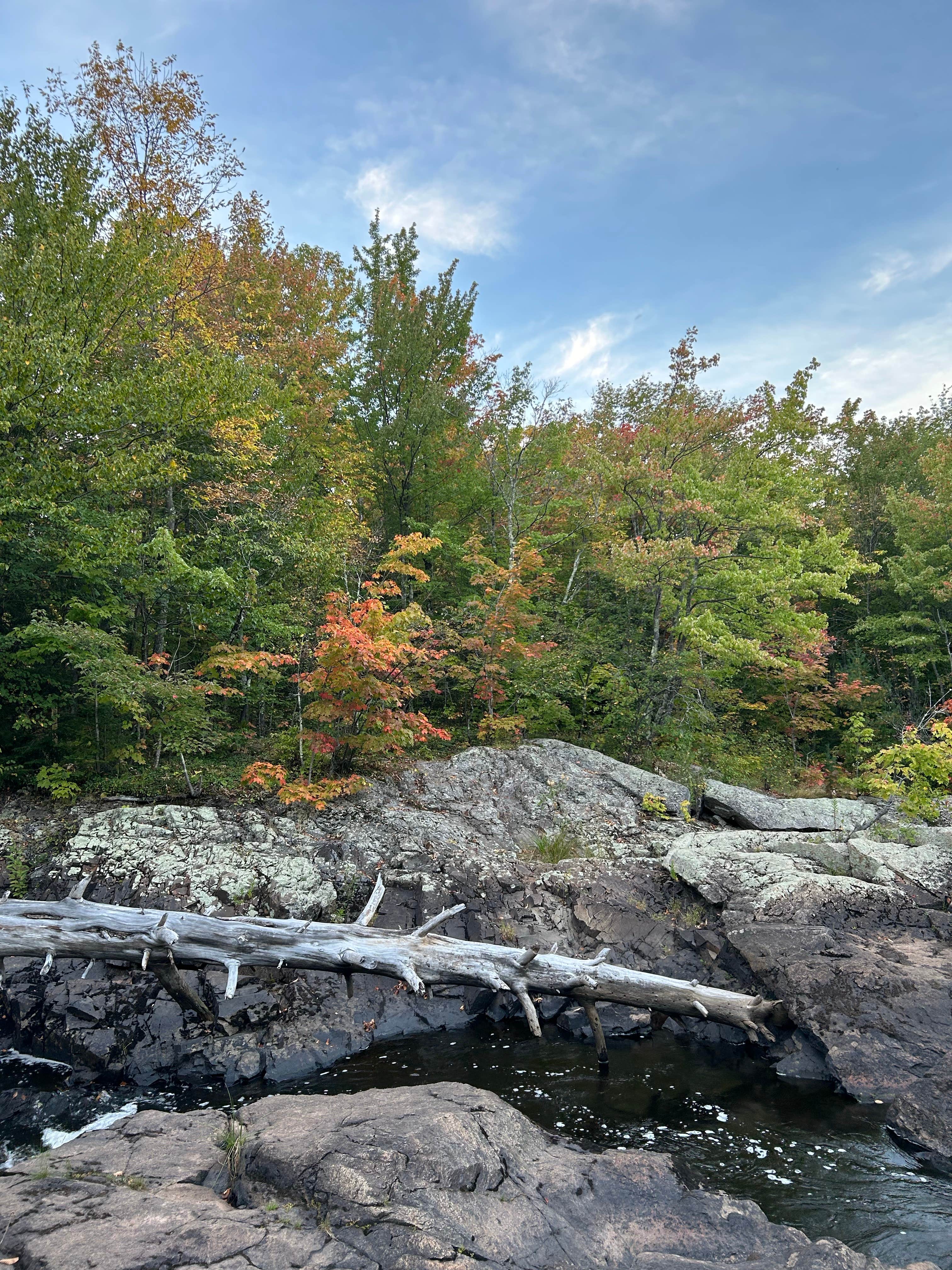 Camper-submitted photo at Foster Falls near Mellen, WI