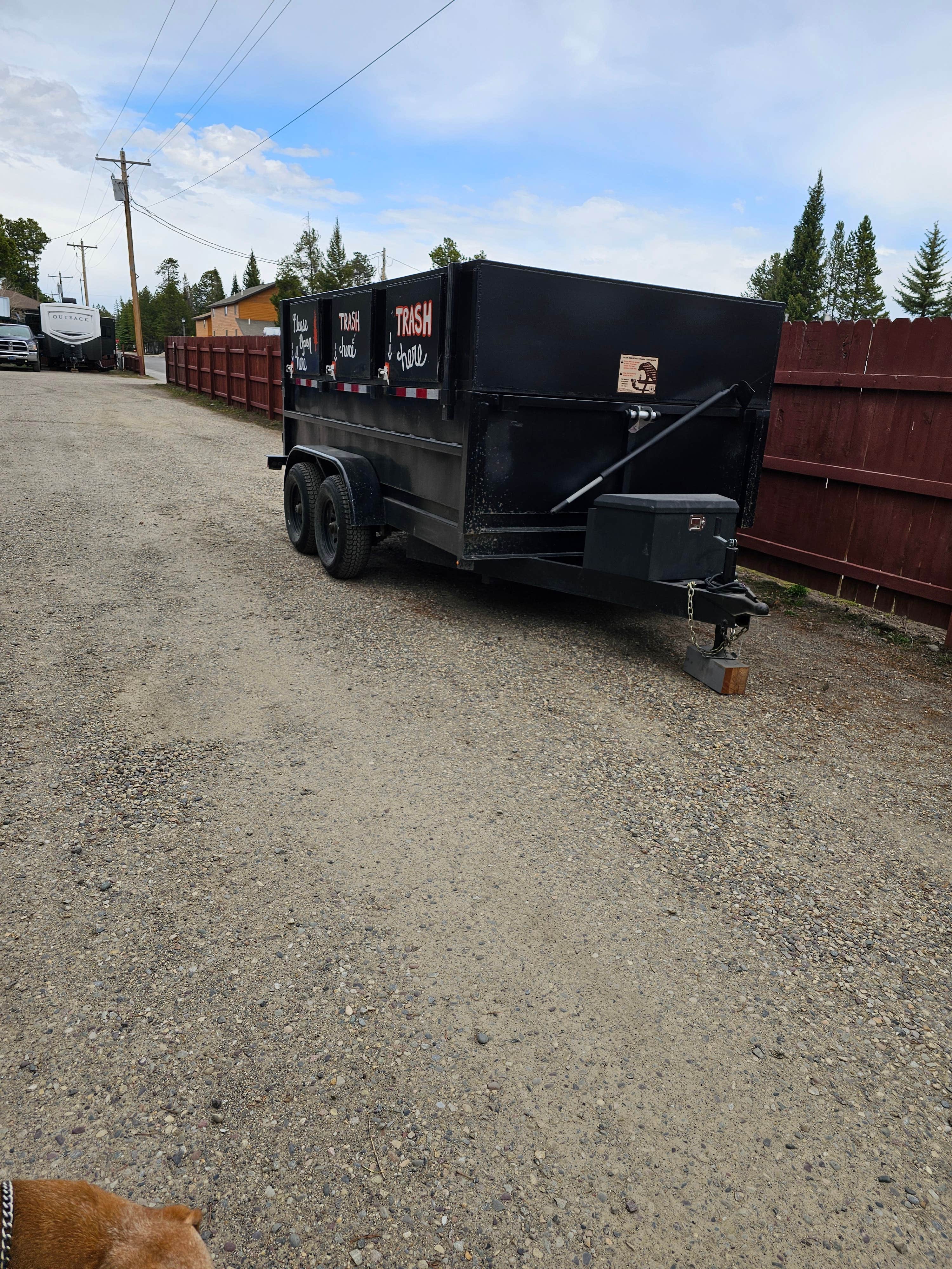 Barbara L.'s photo of camping with pets at Fox Den RV and Campground near Yellowstone National Park