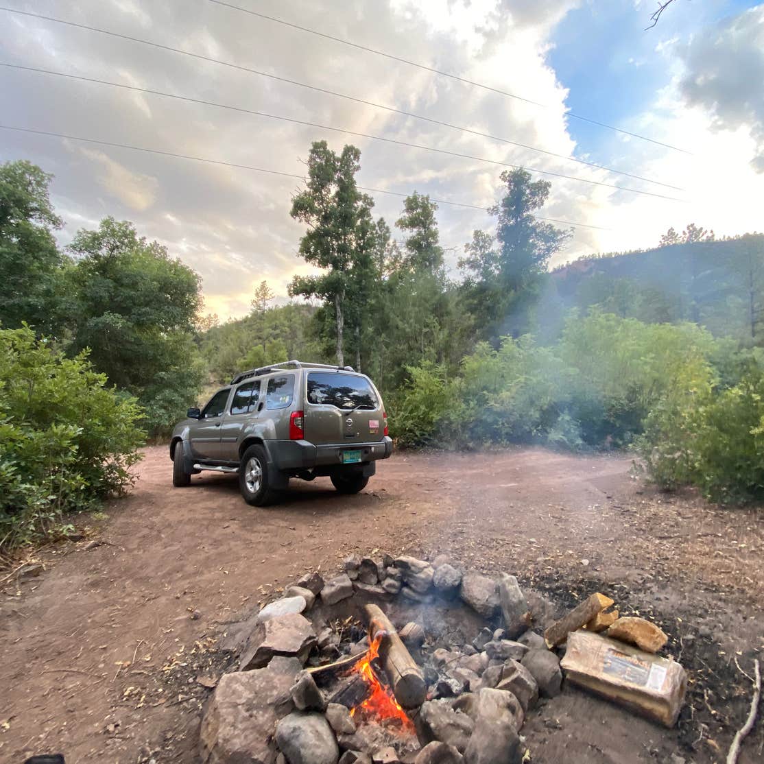 FR376 Dispersed Camping Jemez Springs, NM