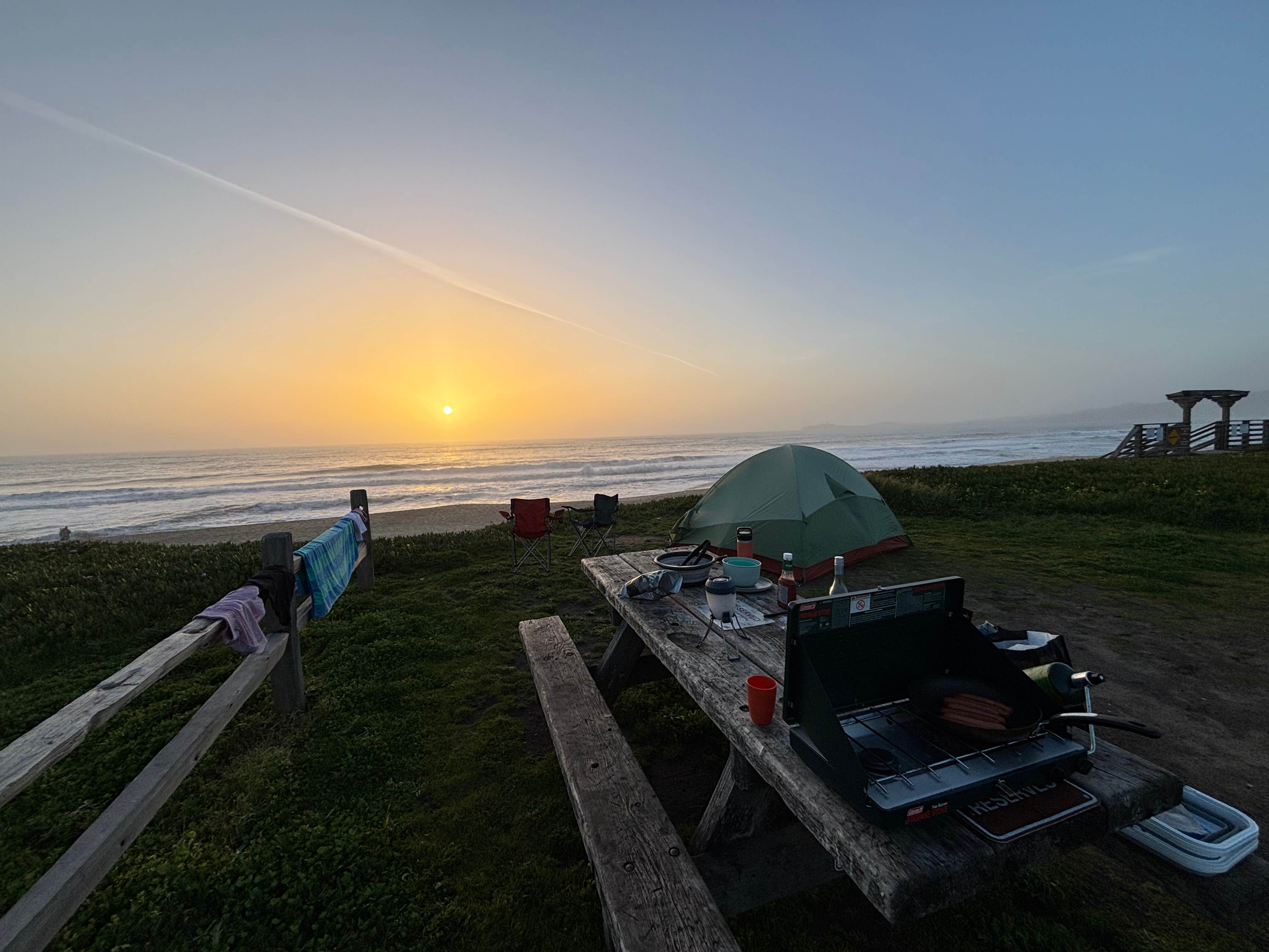 Theresa N.'s photo at Half Moon Bay State Beach Campground near Portola Valley, CA