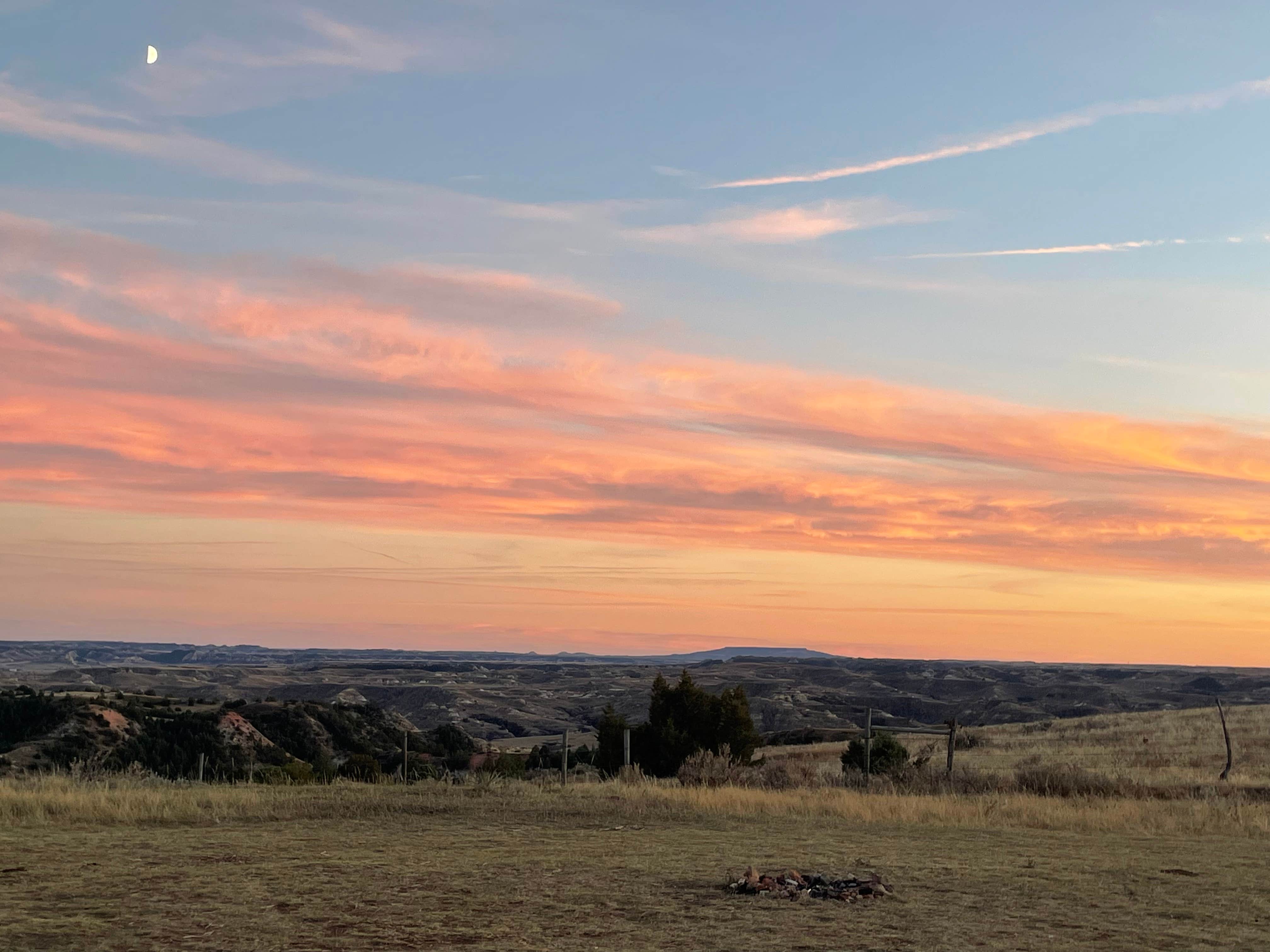 Camper-submitted photo at free camping in the grasslands near Sentinel Butte, ND
