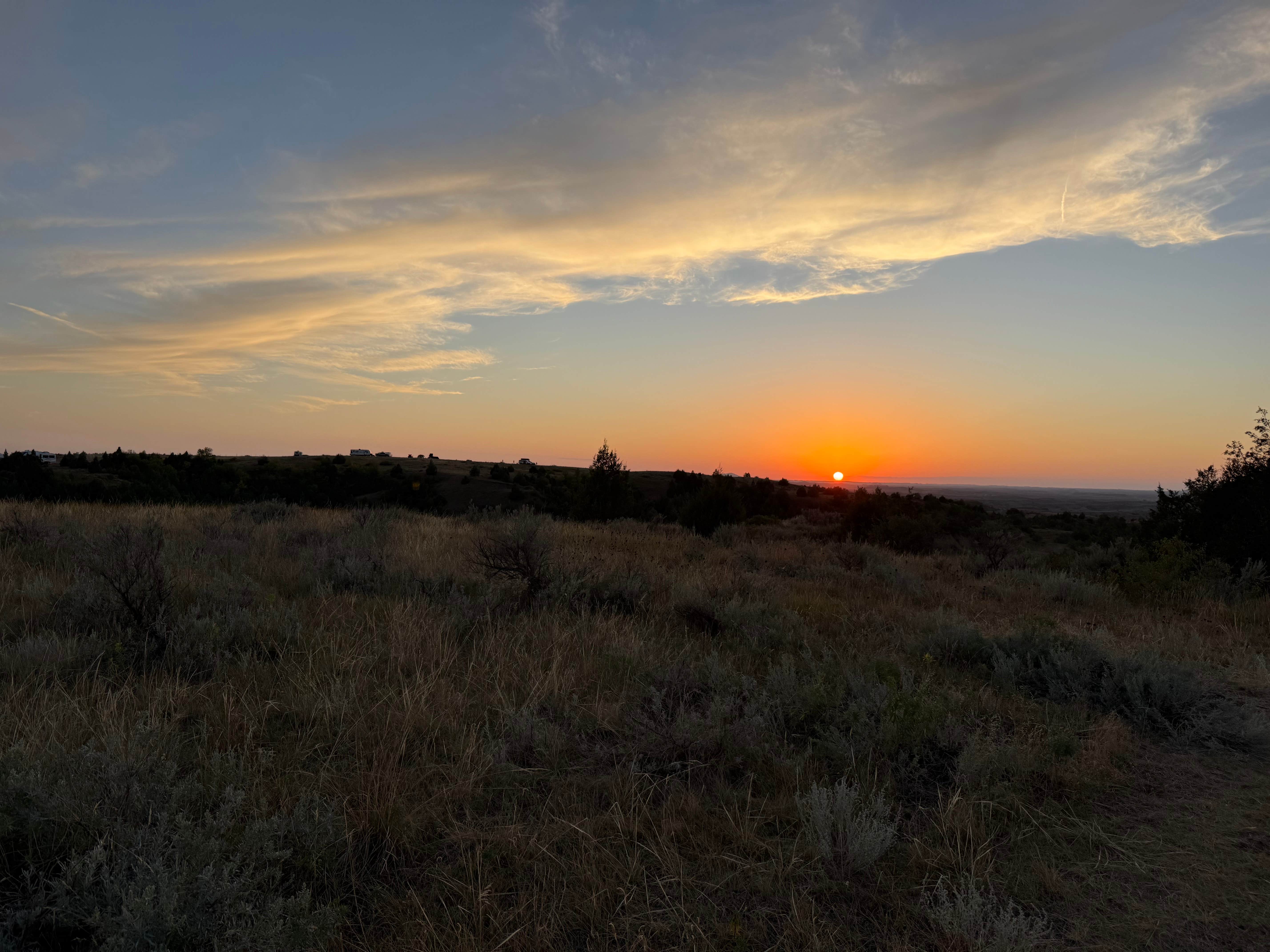 Camper-submitted photo at free camping in the grasslands near Medora, ND