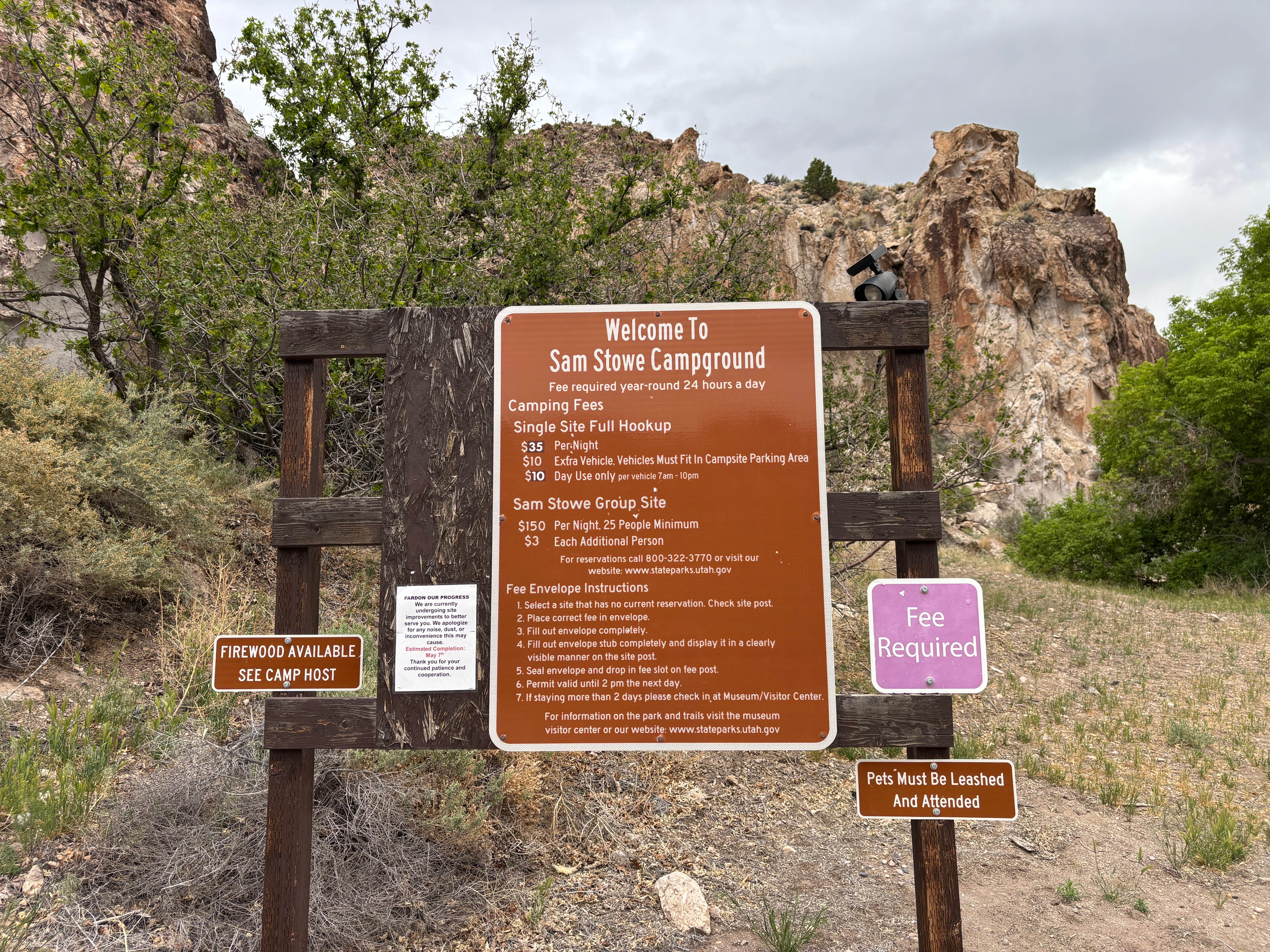 Camper-submitted photo at Sam Stowe Campground — Fremont Indian State Park near Cove, UT