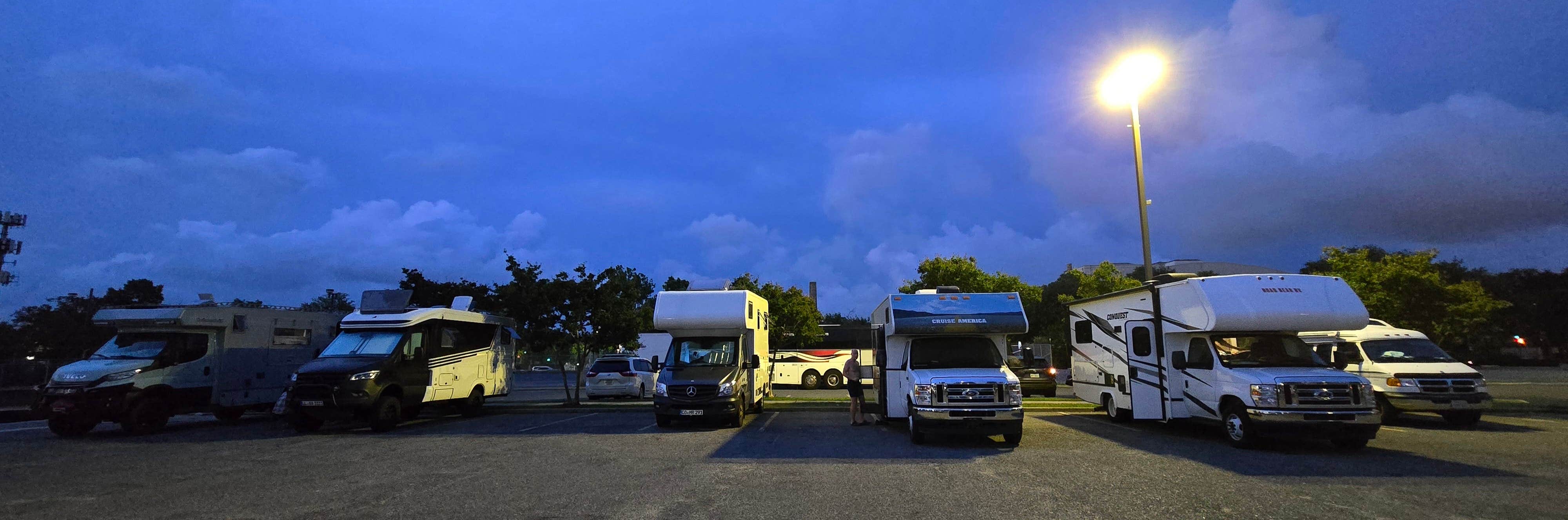 Isabelle L.'s photo of rv camping at French Quarter Public Parking - Basin Lot near Norco, LA