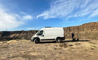 Tee C.'s photo of camping with pets at Frenchman Coulee Dispersed Camping near Beverly, WA