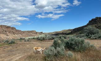 Katie C.'s photo of a dispersed camping area at Frenchman Coulee Overland Overlook Dispersed Campsite near Palisades, WA