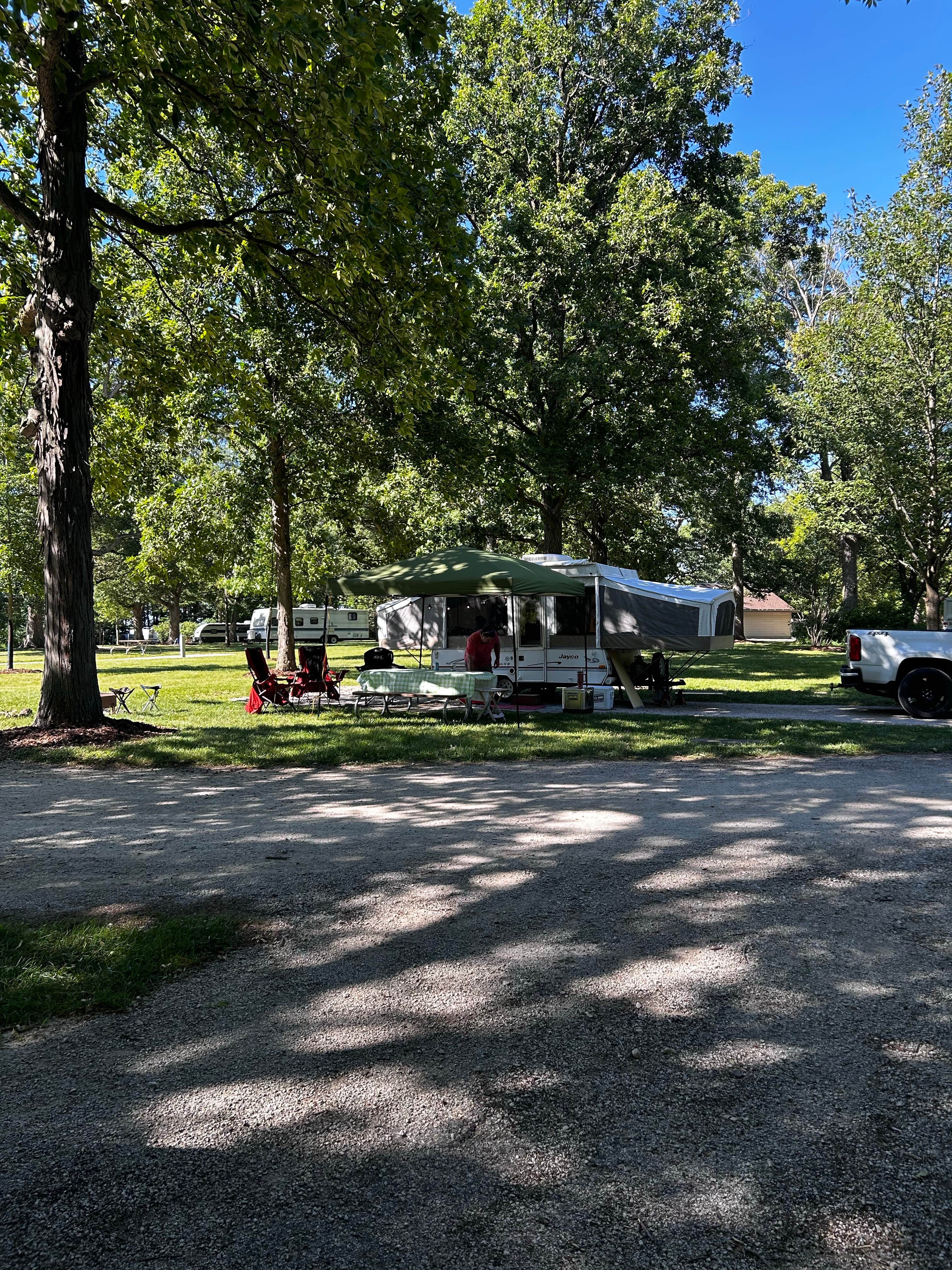 Sara W.'s photo of rv camping at Friends Creek Campground near Monticello, IL