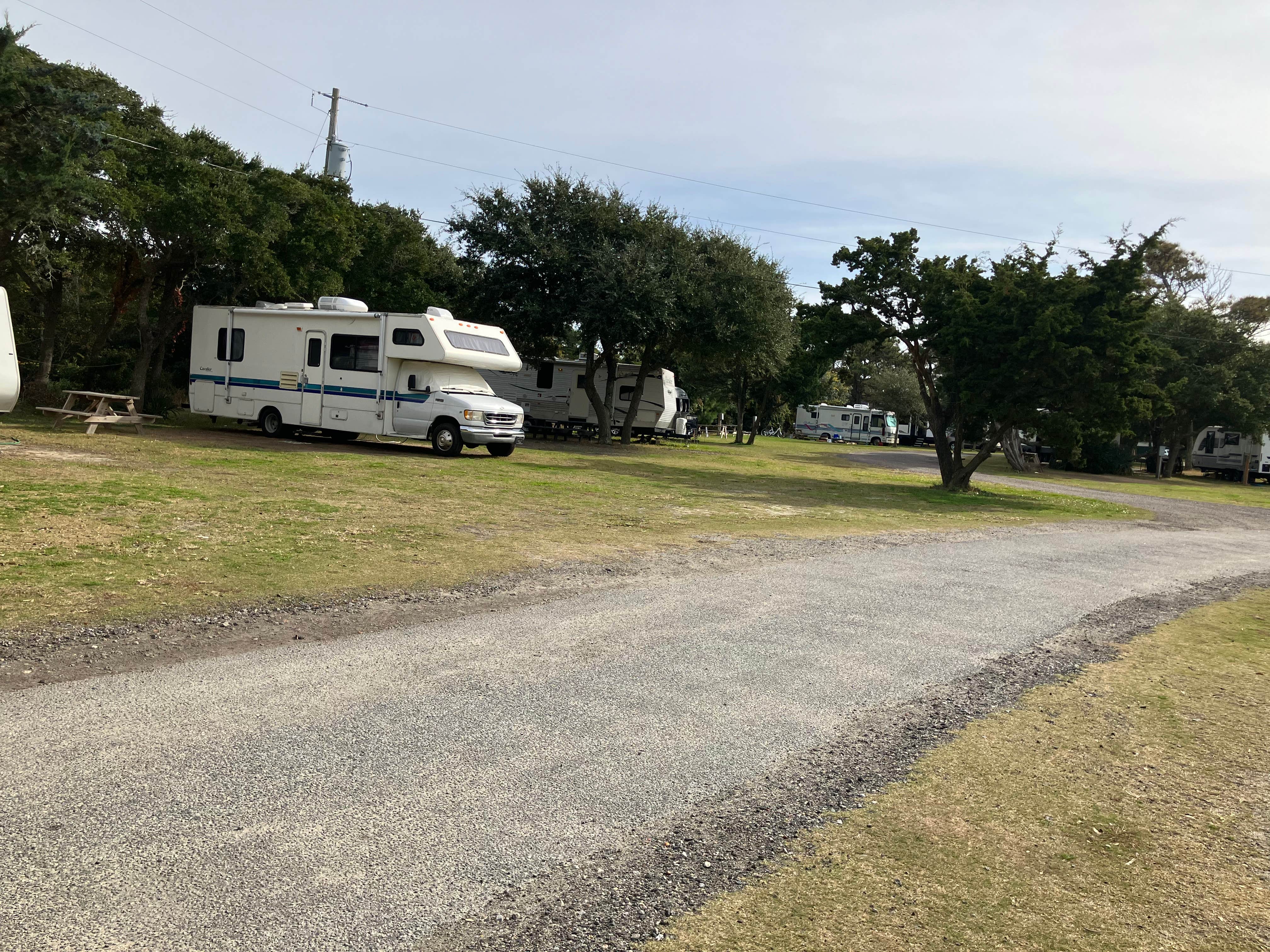 Roger W.'s photo of rv camping at Frisco Woods Campground near Rodanthe, NC