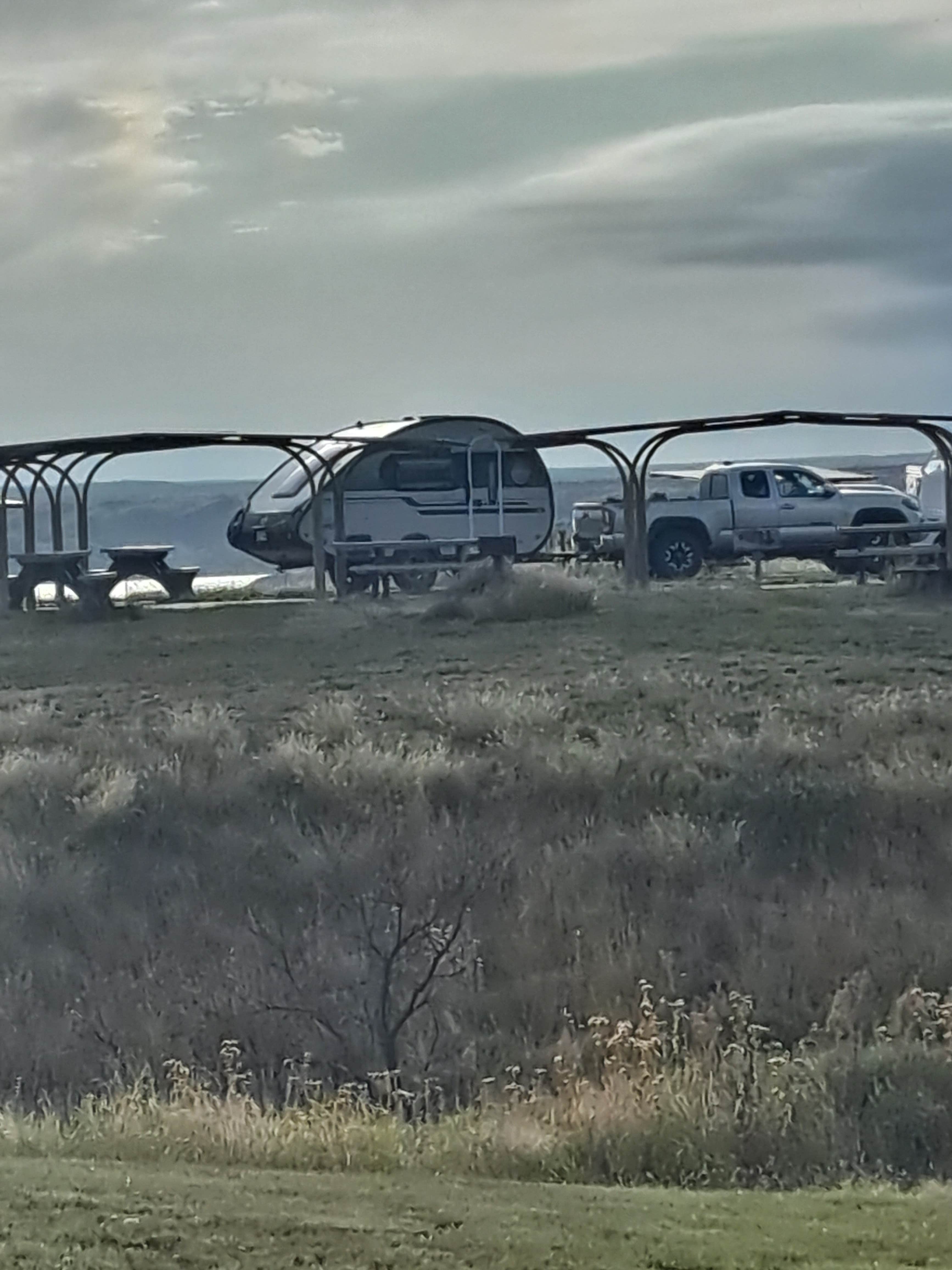 amber H.'s photo of rv camping at Fritch Fortress Campground — Lake Meredith National Recreation Area near Pampa, TX