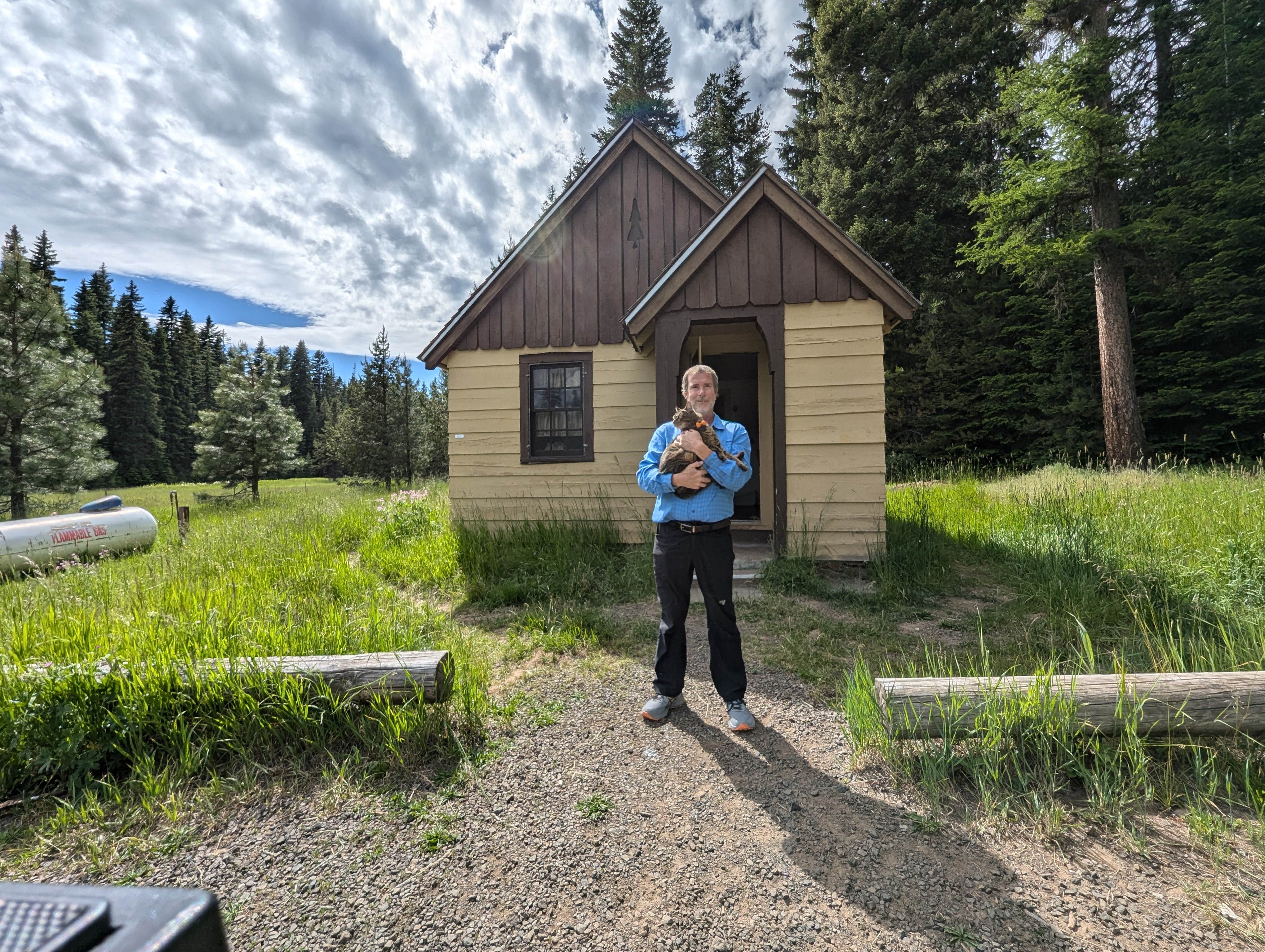 Daniel L.'s photo of a cabin at Fry Meadows Guard Station near Cove, OR