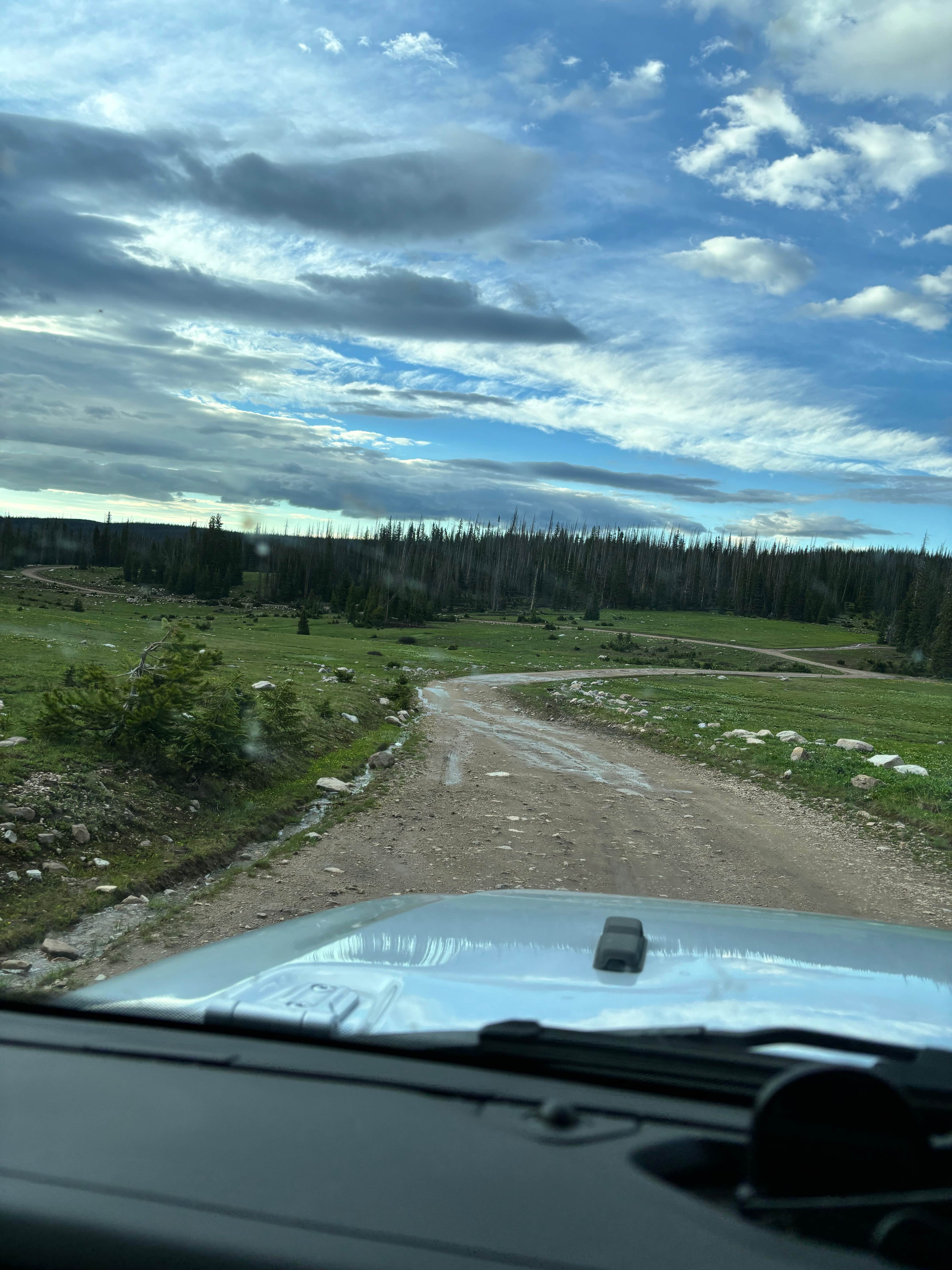 slowicagt's photo of a dispersed camping area at FS RD 103 Dispersed near Elk Mountain, WY
