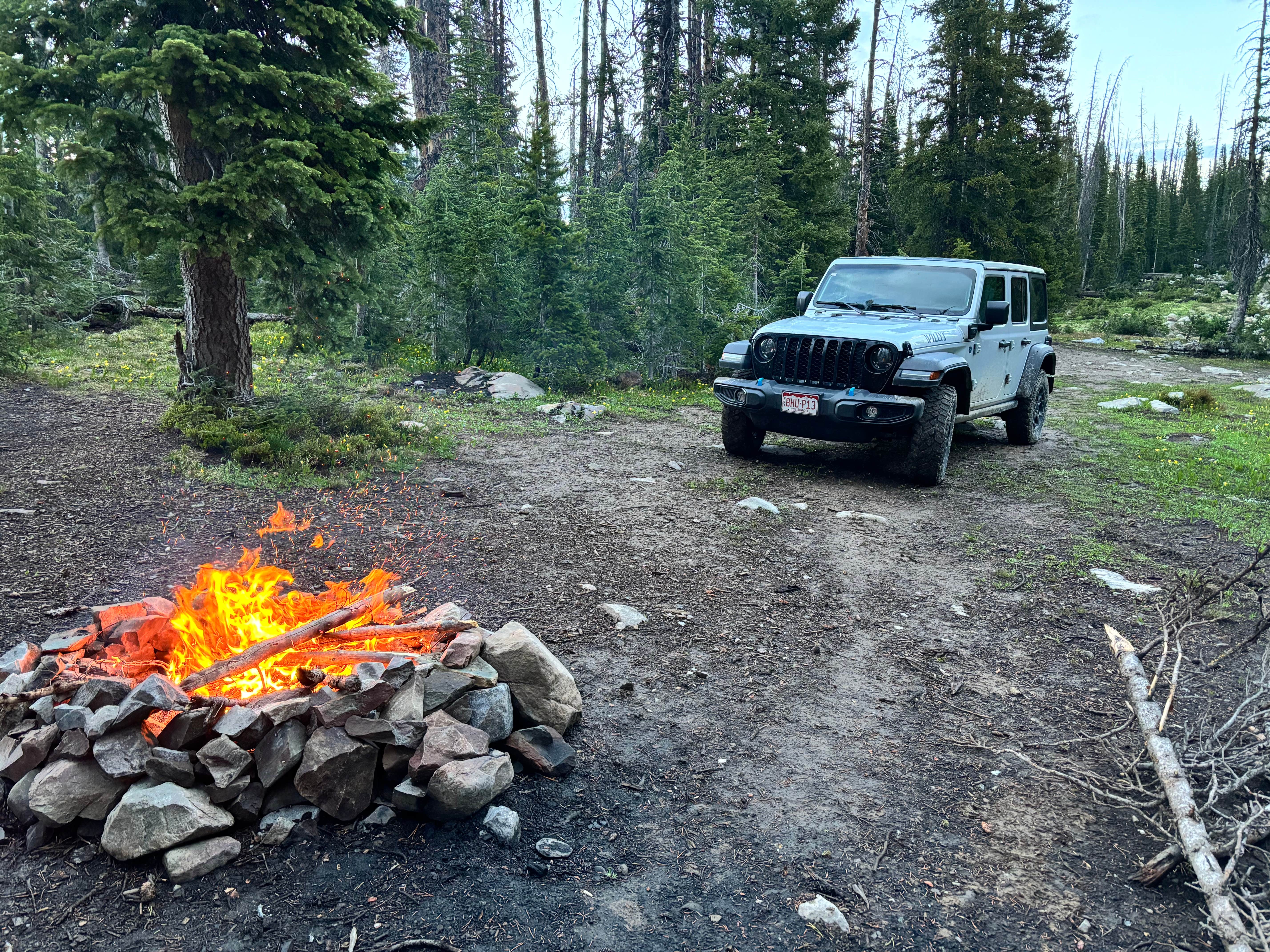 Camper-submitted photo at FS RD 103 Dispersed near Elk Mountain, WY