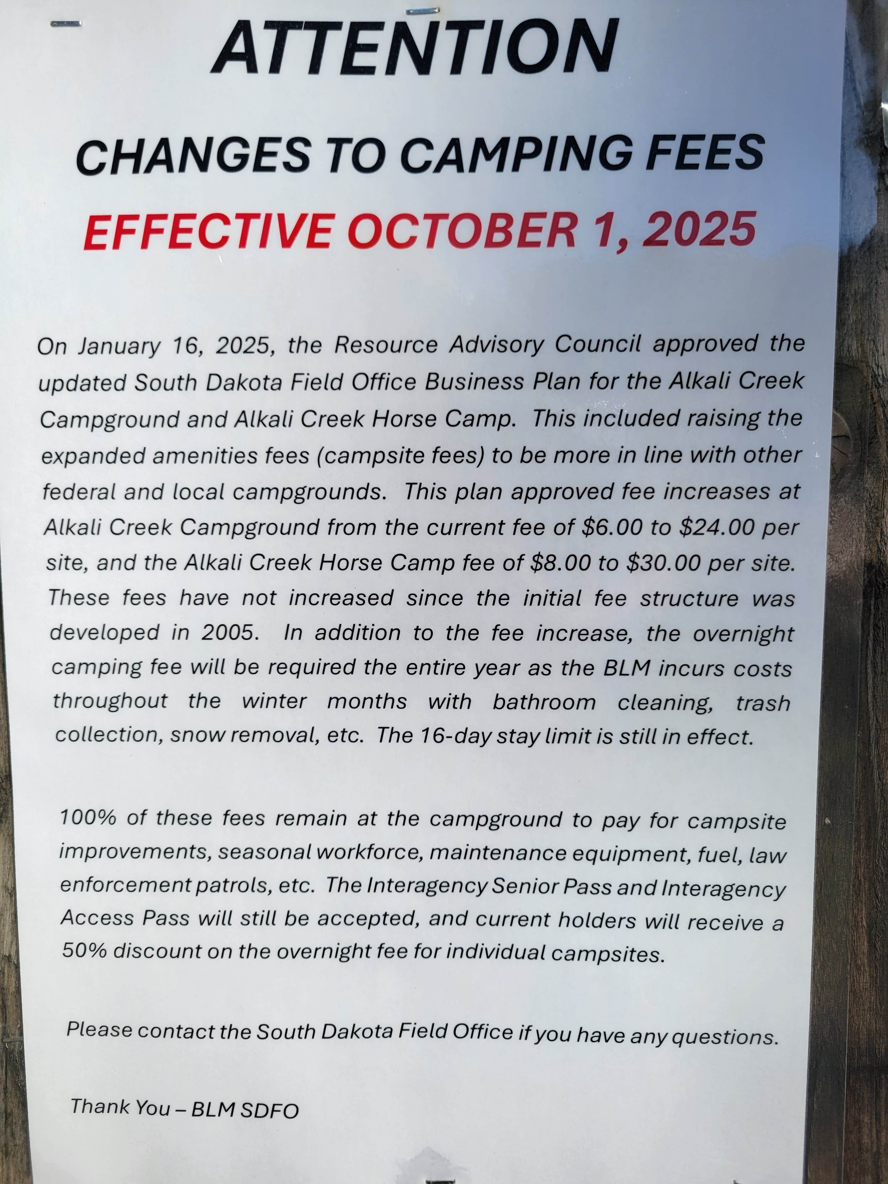 Camper-submitted photo at Ft. Meade Horse Camp near Lead, SD