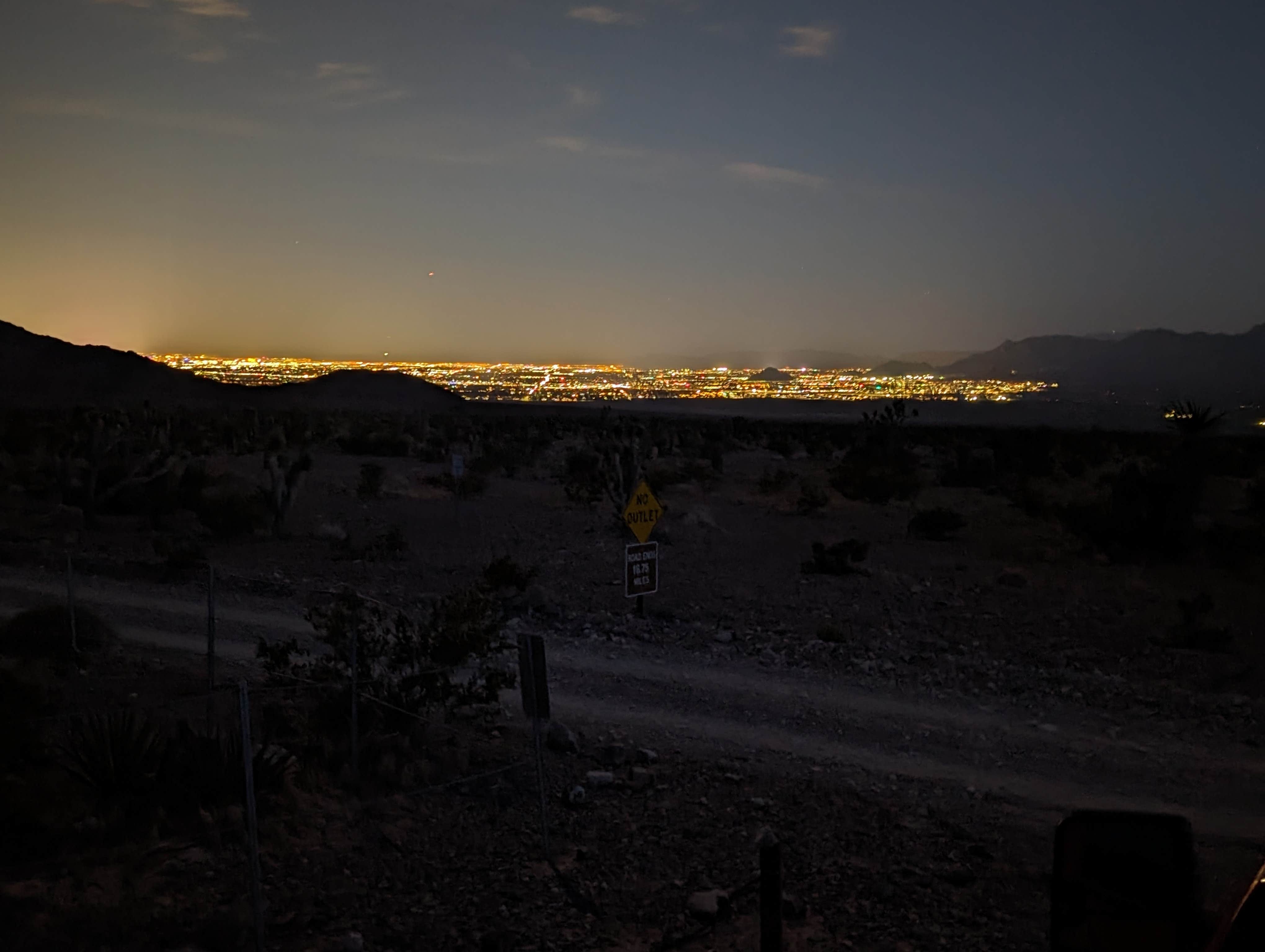 Michael G.'s photo of a dispersed camping area at Gass Peak Rd Camping Area near Las Vegas, NV