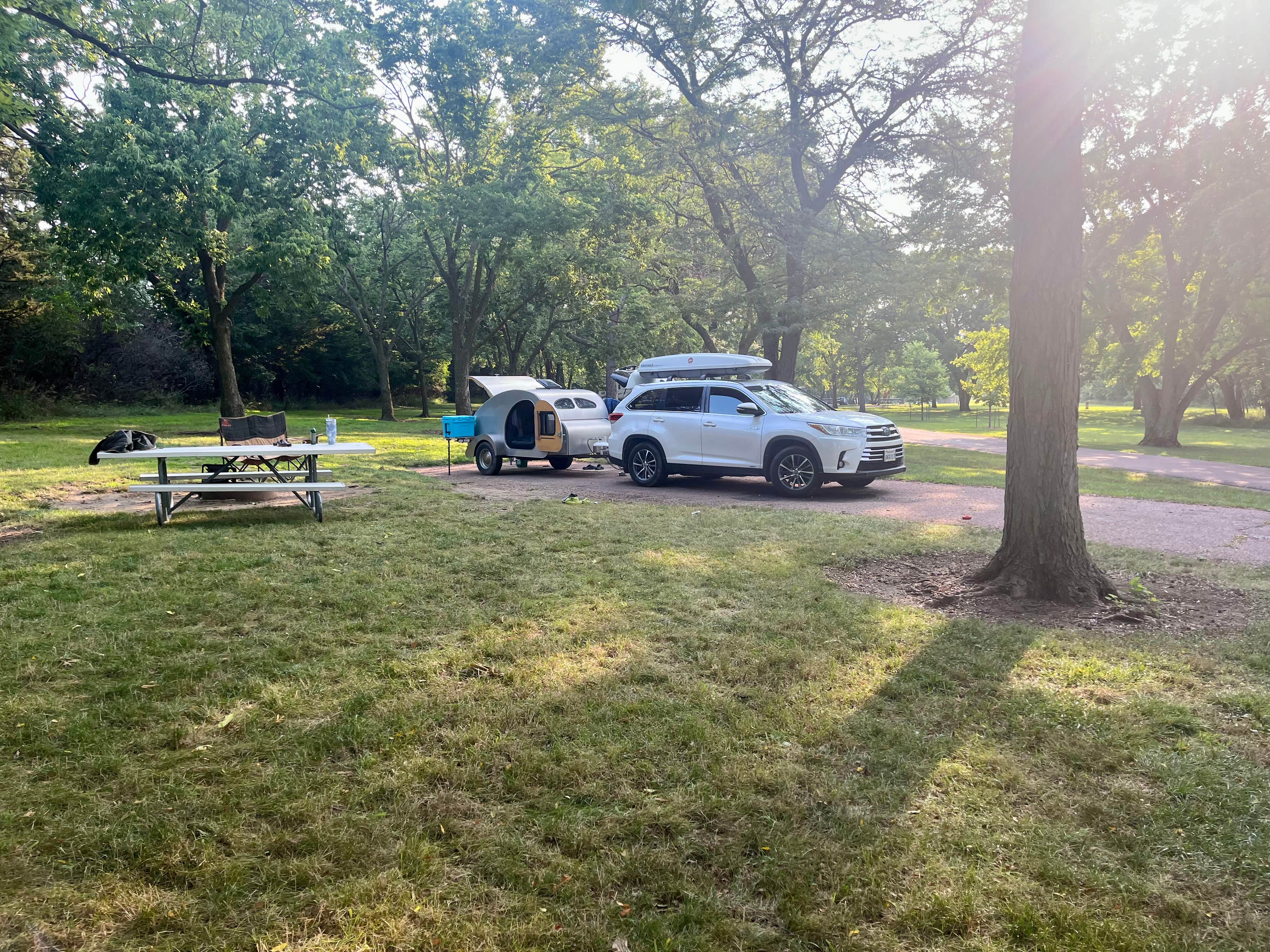 Camping near West Midway — Lewis And Clark Recreation Area: Gavins Campground — Lewis And Clark Recreation Area, Homme Lake, South Dakota
