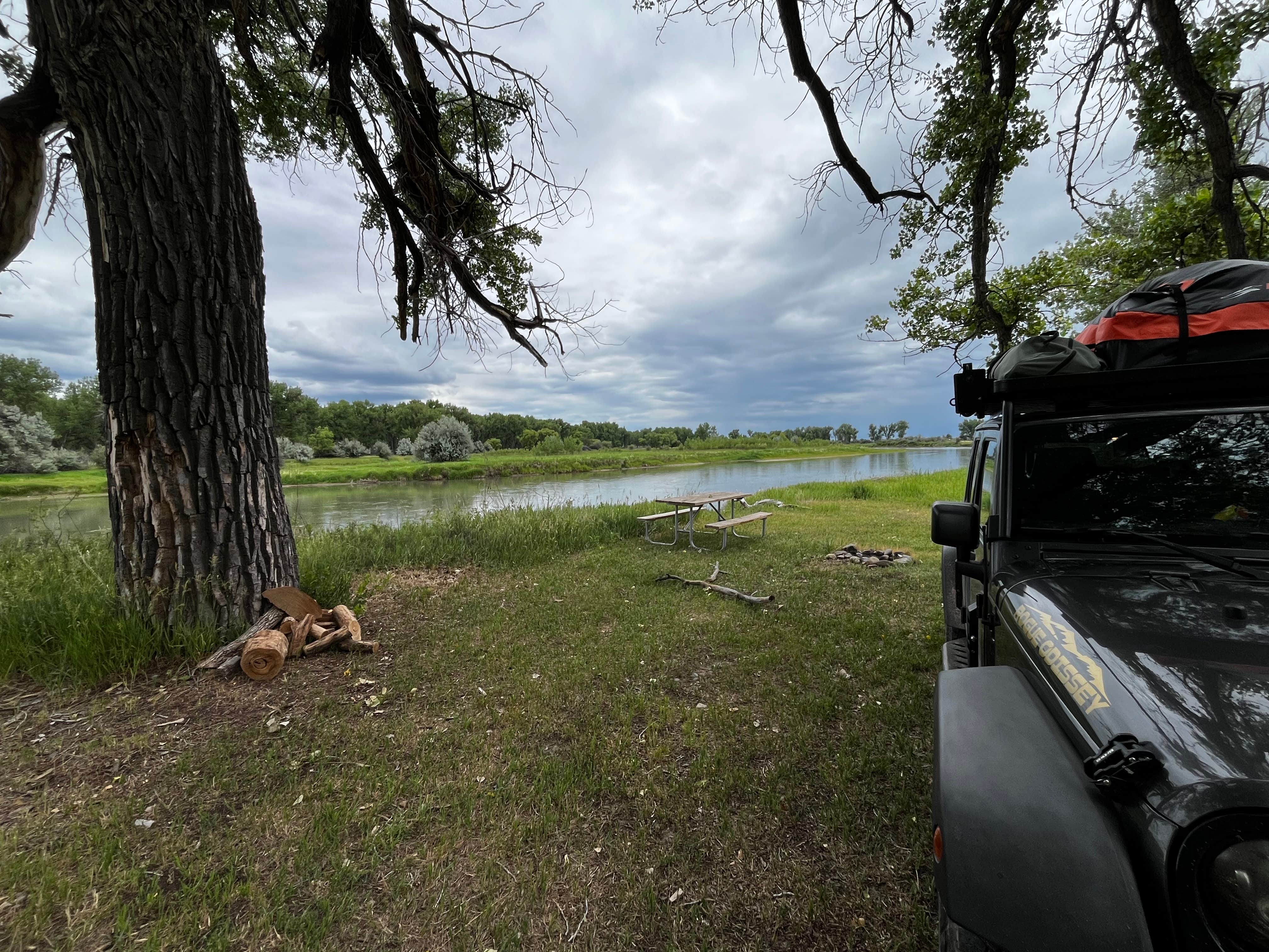 Camper-submitted photo at General Custer Fishing Access Road near Hardin, MT
