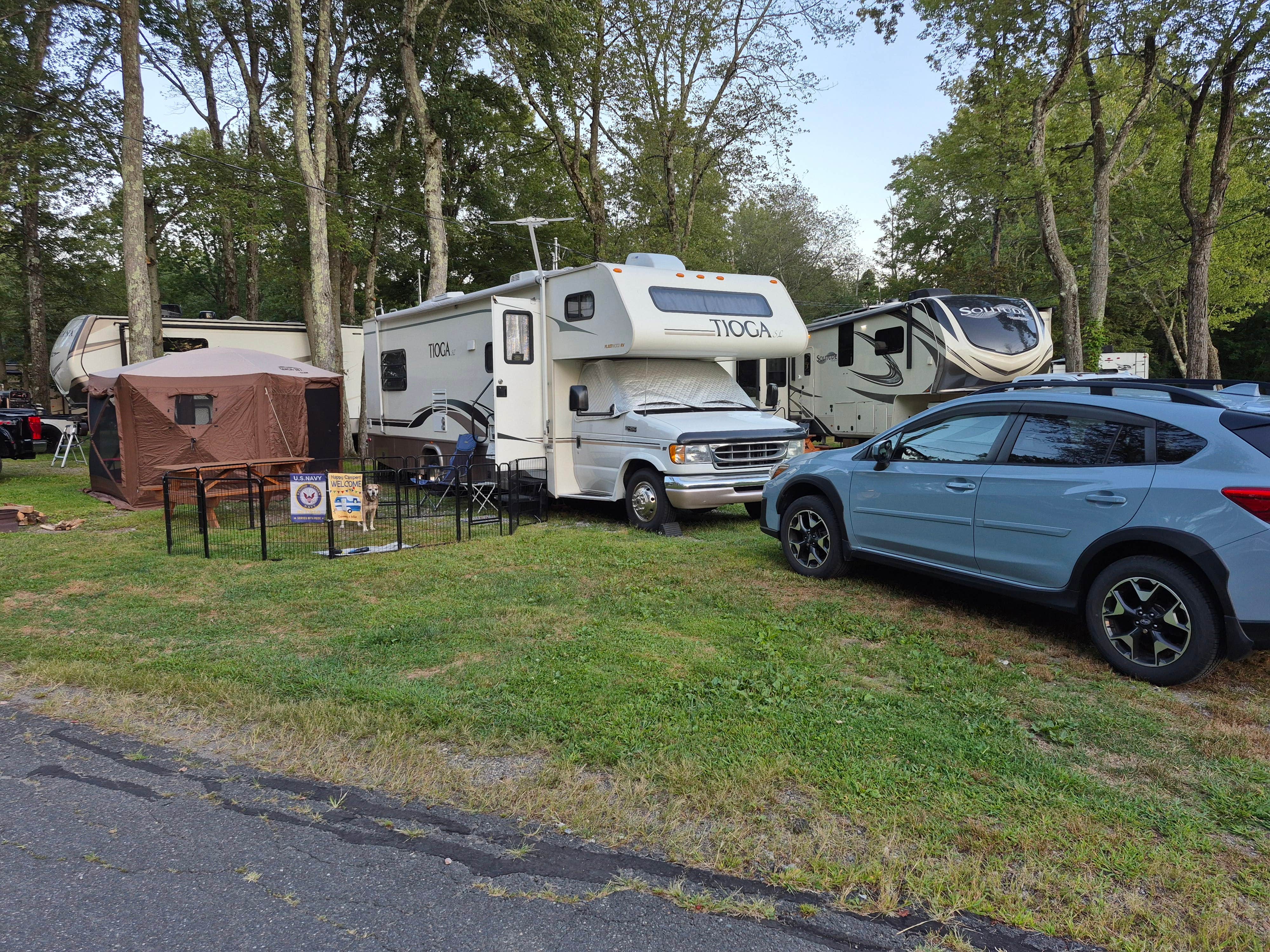 Camper-submitted photo at Gentiles Campground near Woodbridge, CT